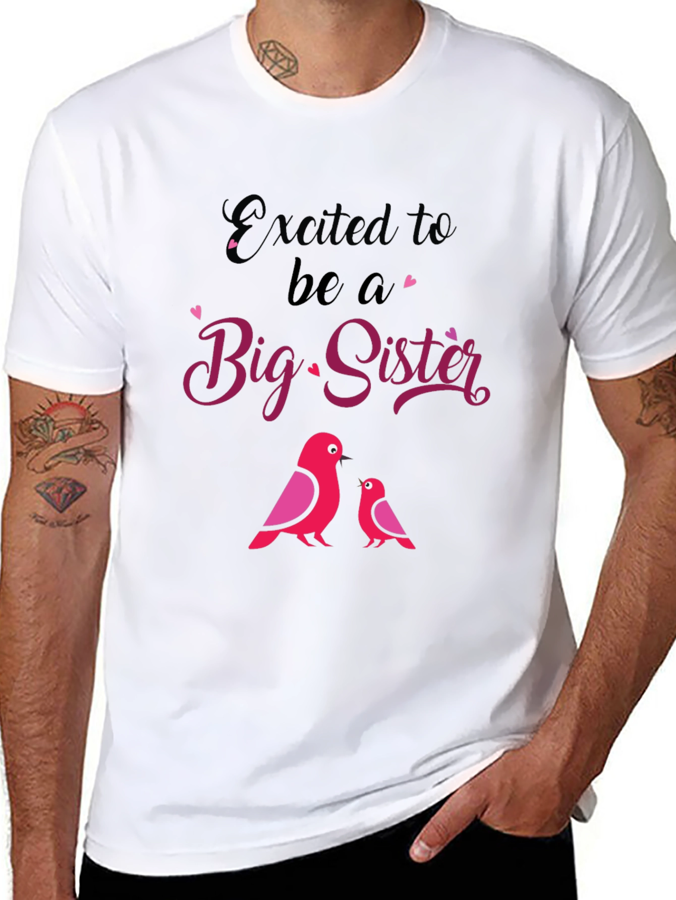 Excited To Be A Big Sister T-Shirt