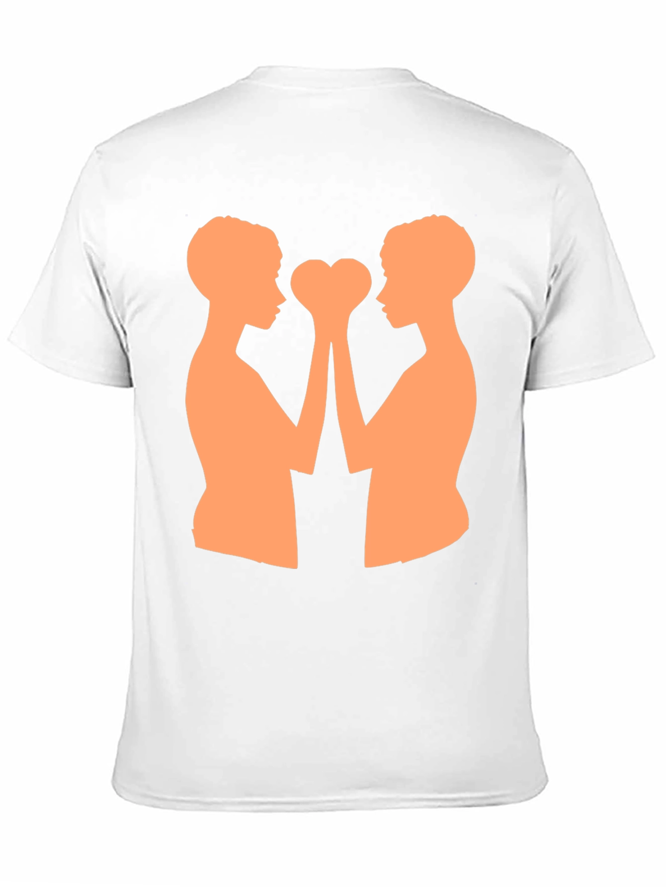 Heart Hands T-Shirt - Black Cotton Blend Graphic Tee