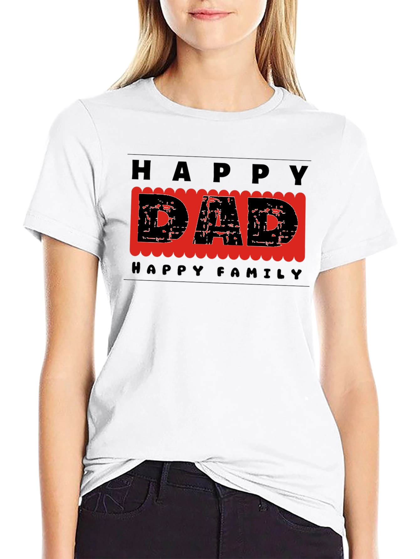 Happy Dad T-Shirt - Family Celebration Tee