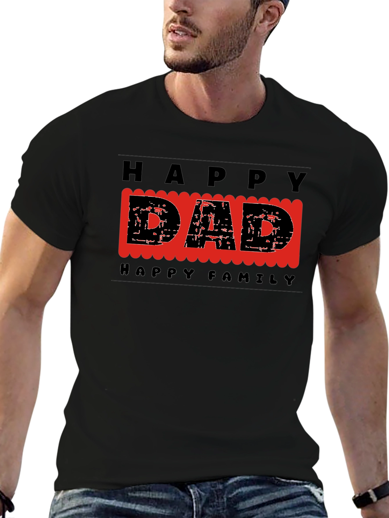 Happy Dad T-Shirt - Family Celebration Tee