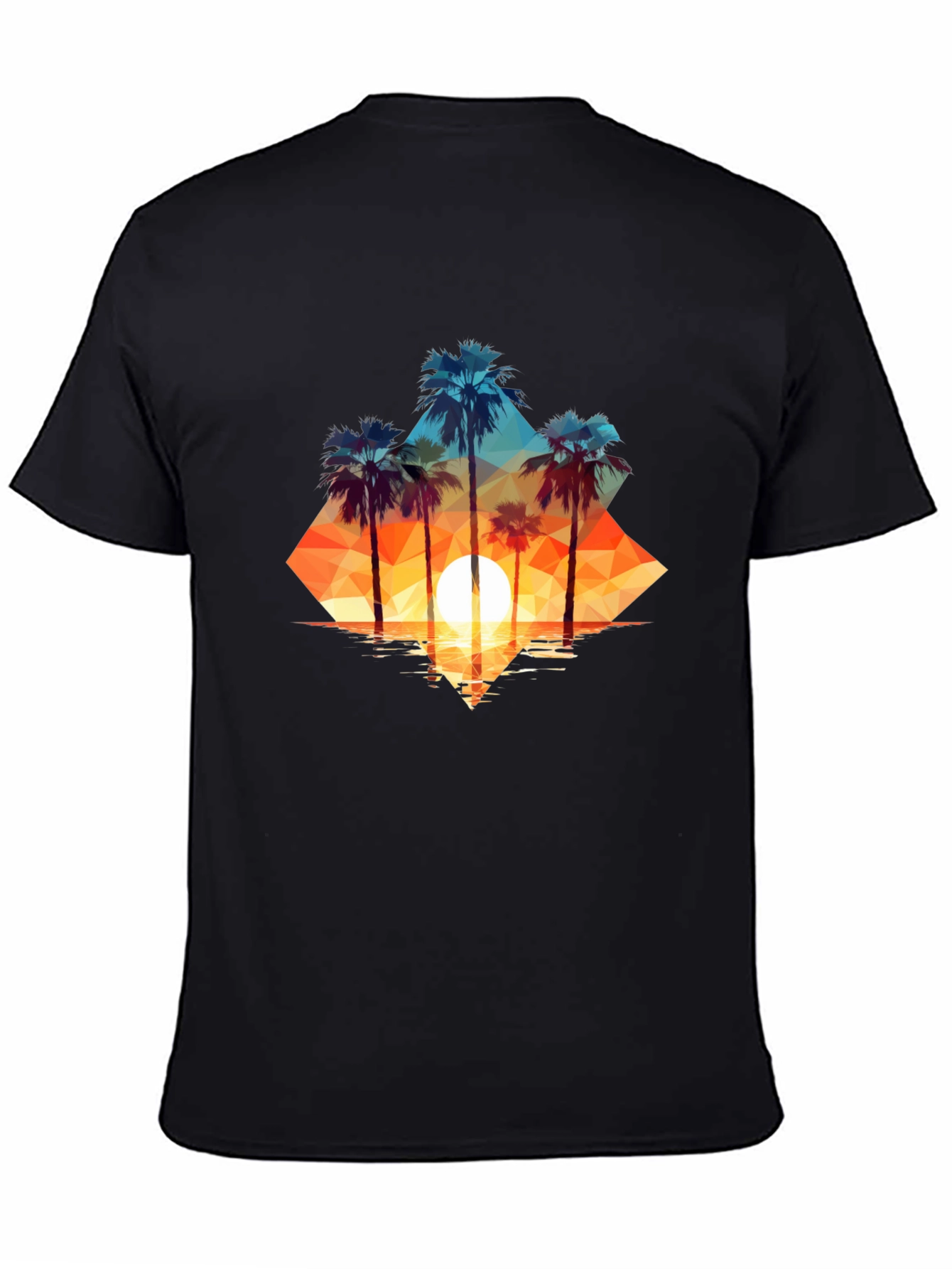 Sunset Palms Graphic Tee - Island Vibes
