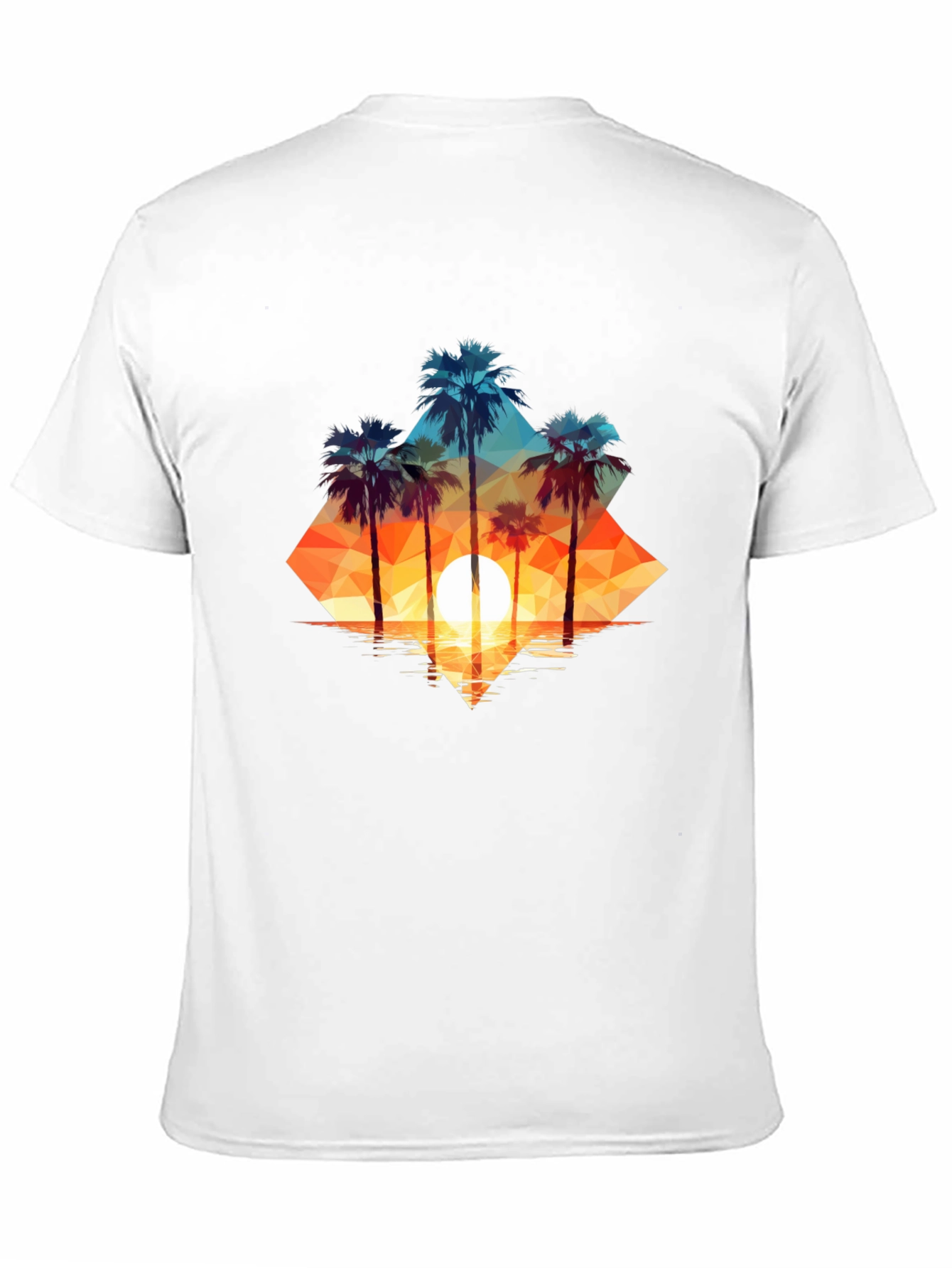 Sunset Palms Graphic Tee - Island Vibes