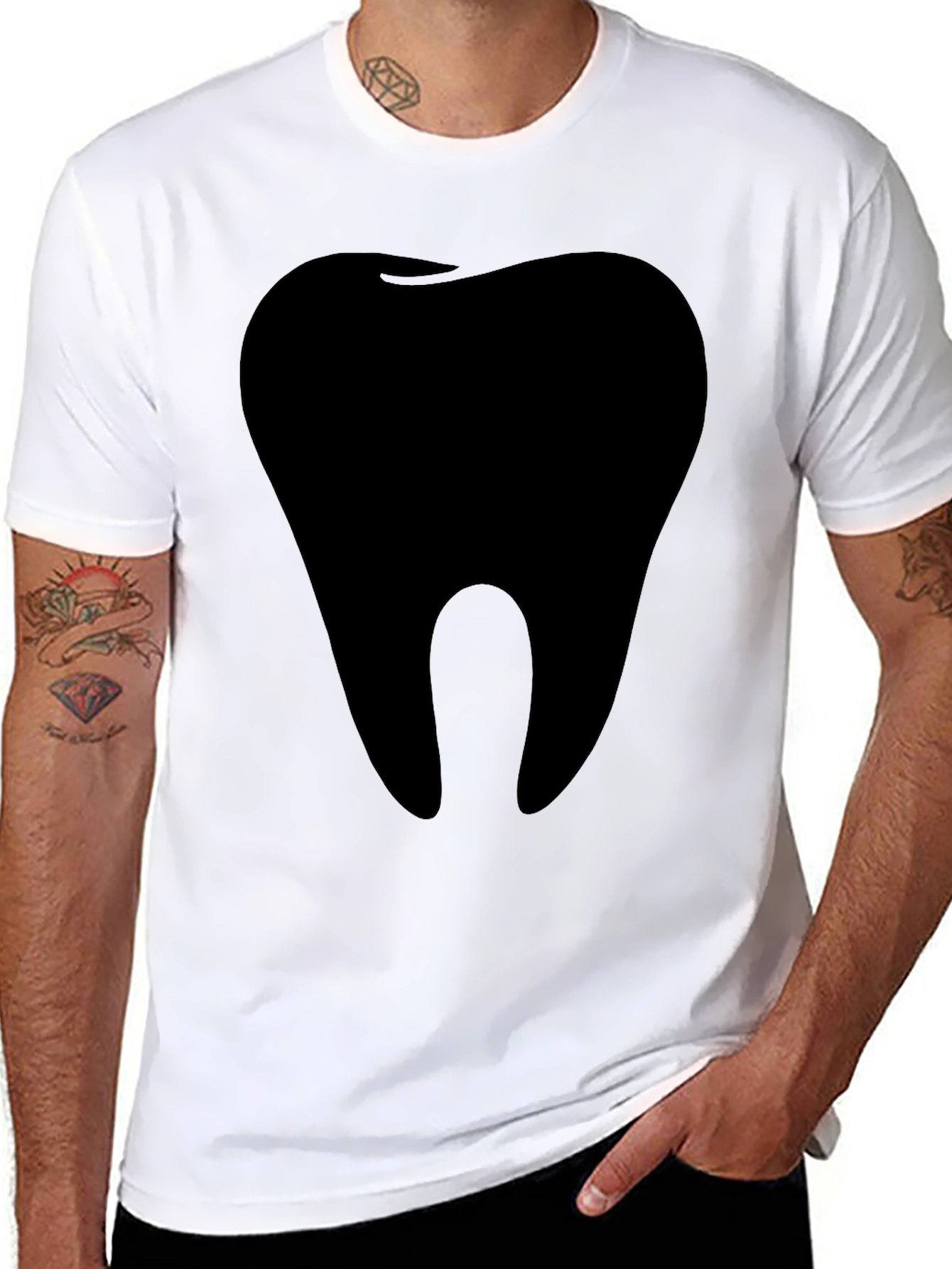 Tooth Graphic Tee - Dental Humor Shirt