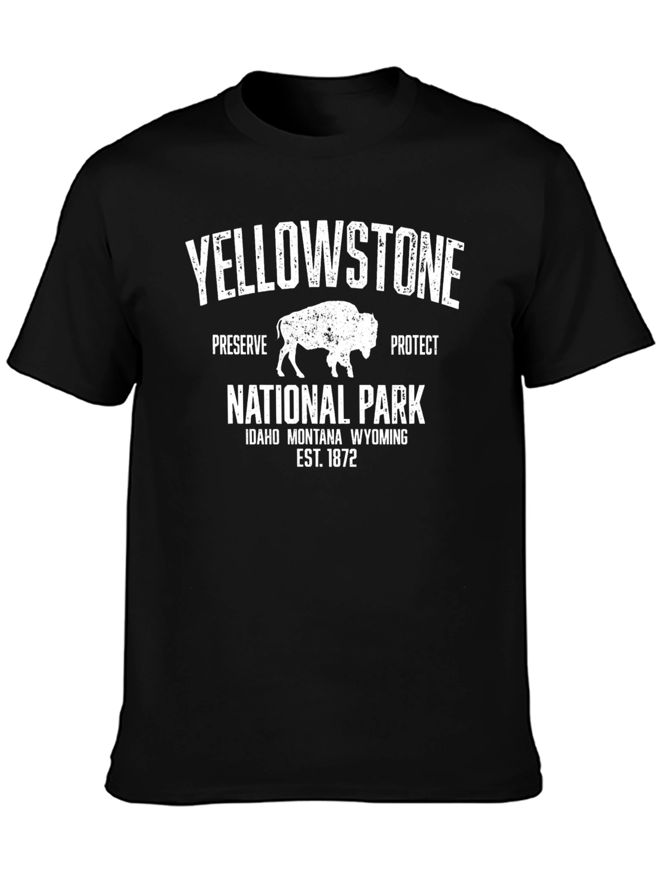 Yellowstone National Park Buffalo T-Shirt