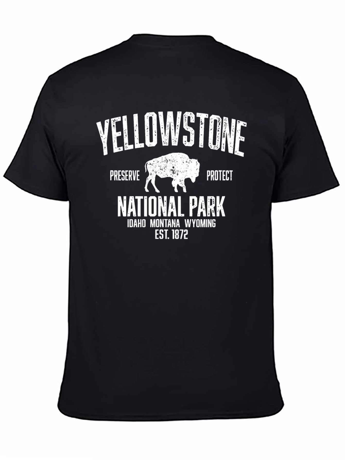 Yellowstone National Park Buffalo T-Shirt