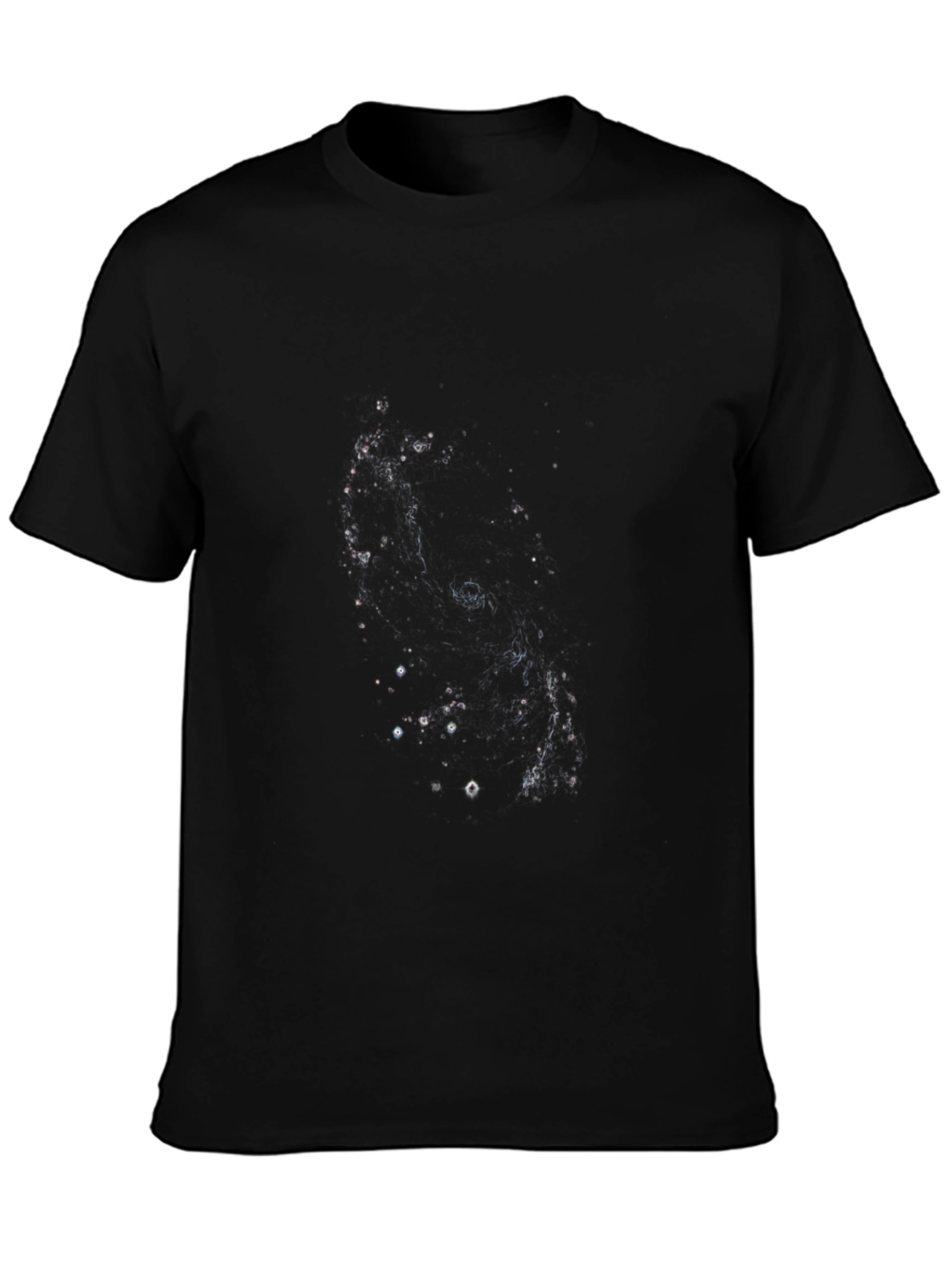Nebula Print Black T-Shirt