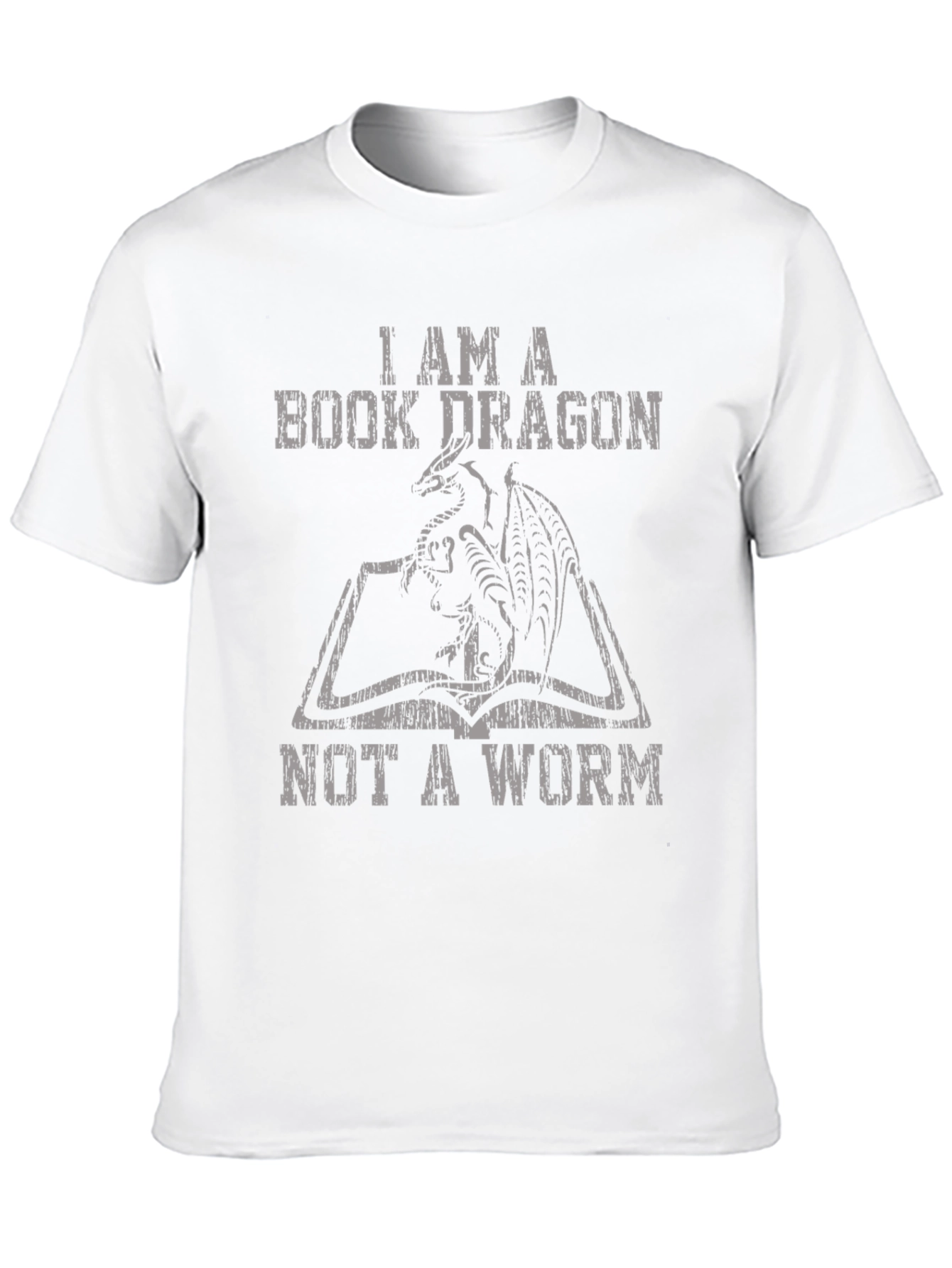 Book Dragon Graphic Tee - Reader T-Shirt