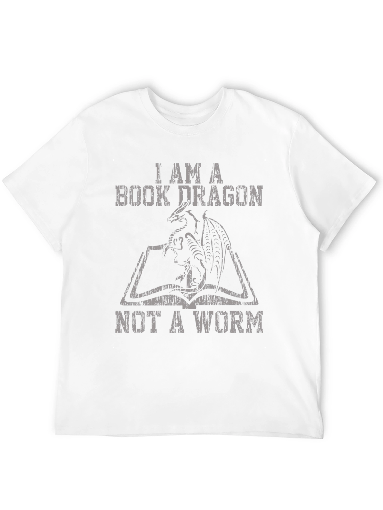 Book Dragon Graphic Tee - Reader T-Shirt