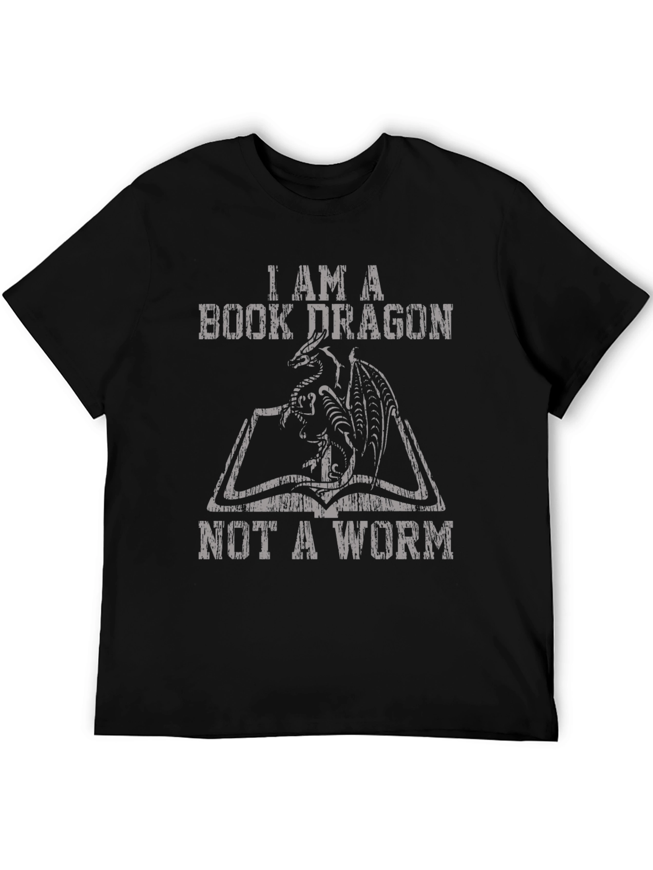 Book Dragon Graphic Tee - Reader T-Shirt