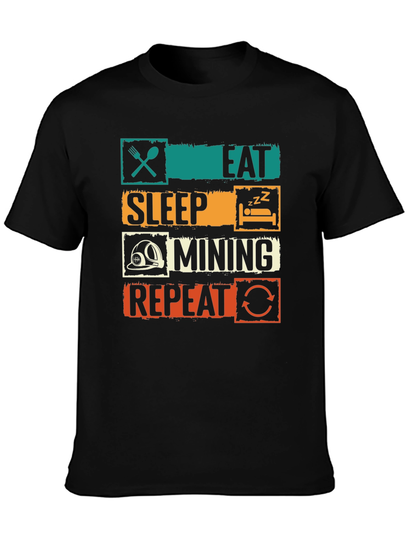 Eat Sleep Mining Repeat T-Shirt