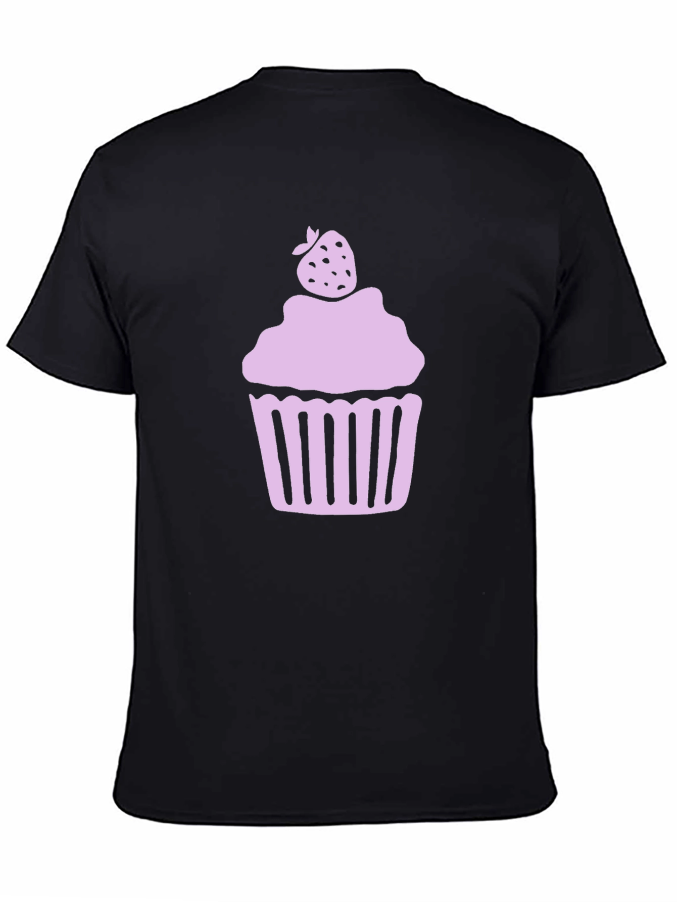 Cupcake Graphic Tee - Sweet Style Black Shirt