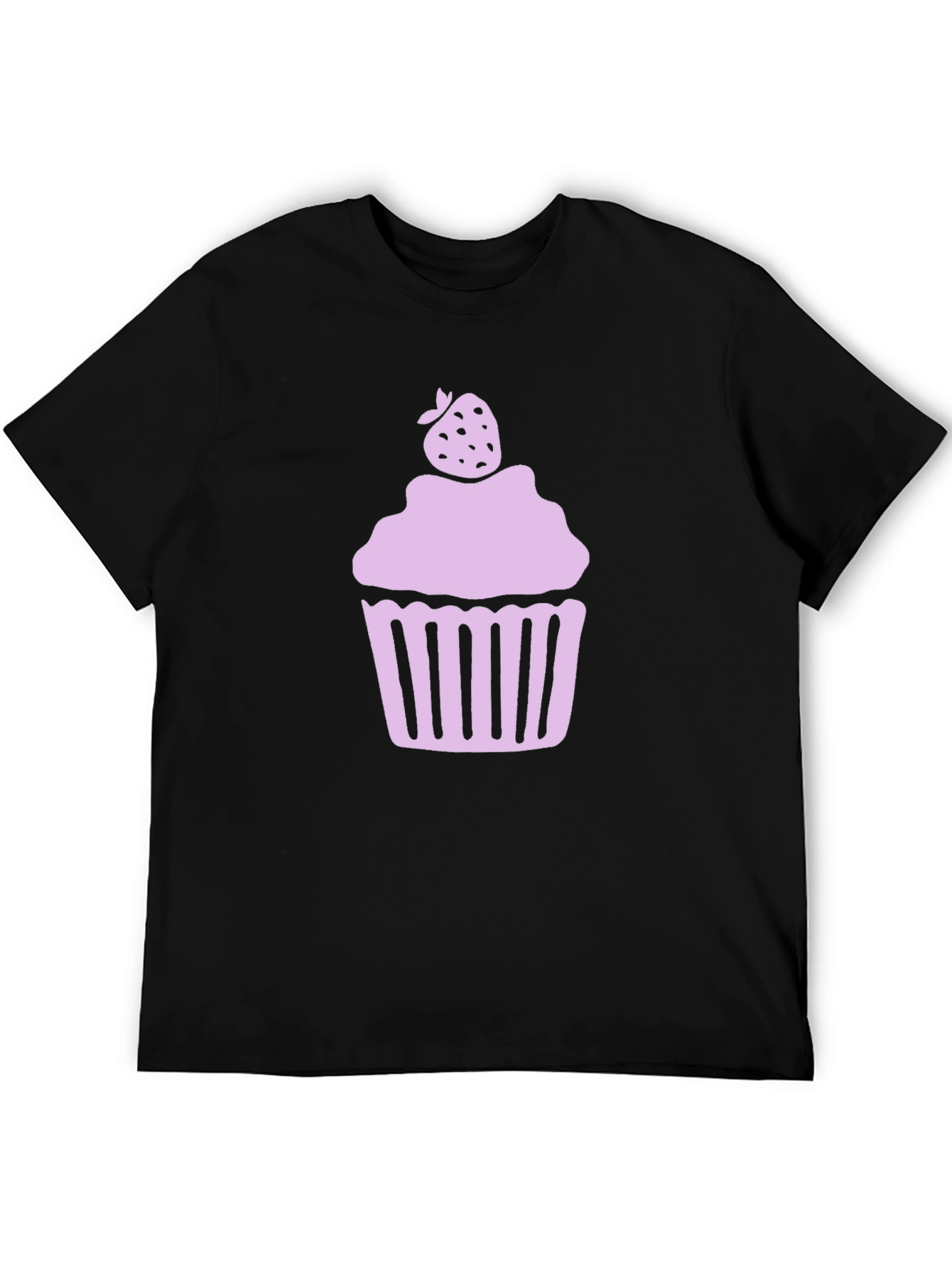 Cupcake Graphic Tee - Sweet Style Black Shirt