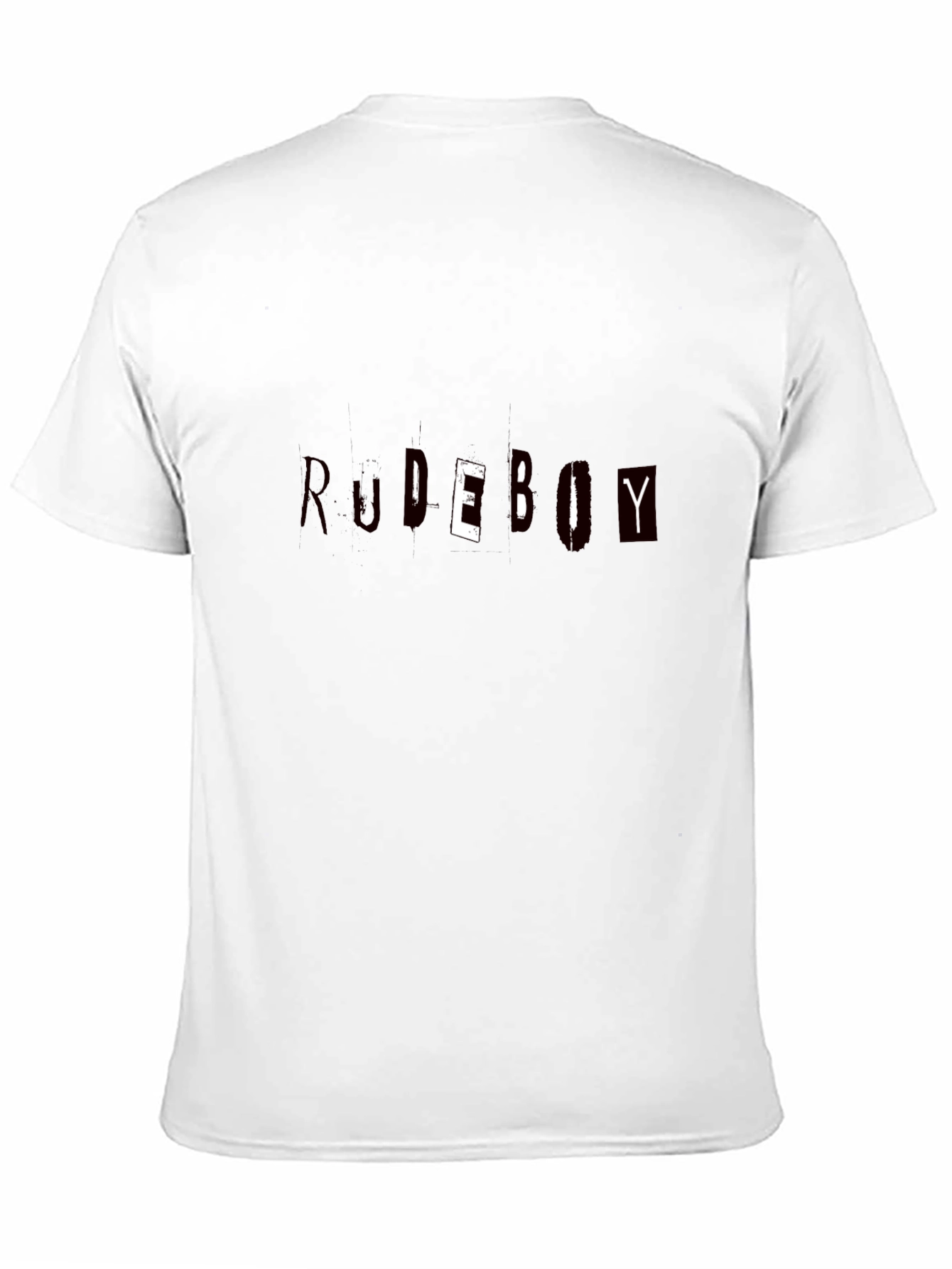 Rudeboy Graphic Print Black T-Shirt