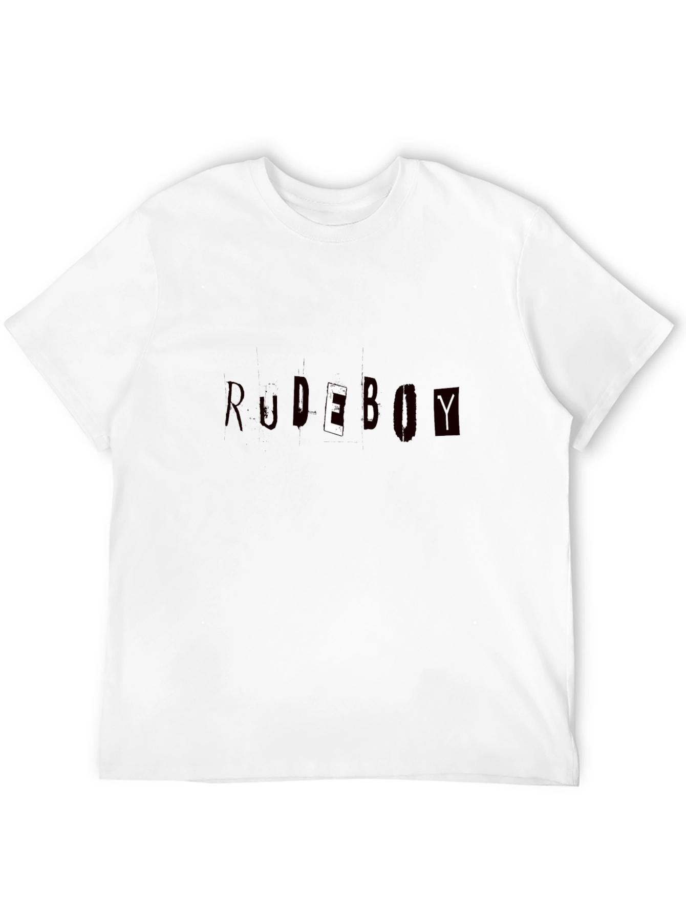 Rudeboy Graphic Print Black T-Shirt