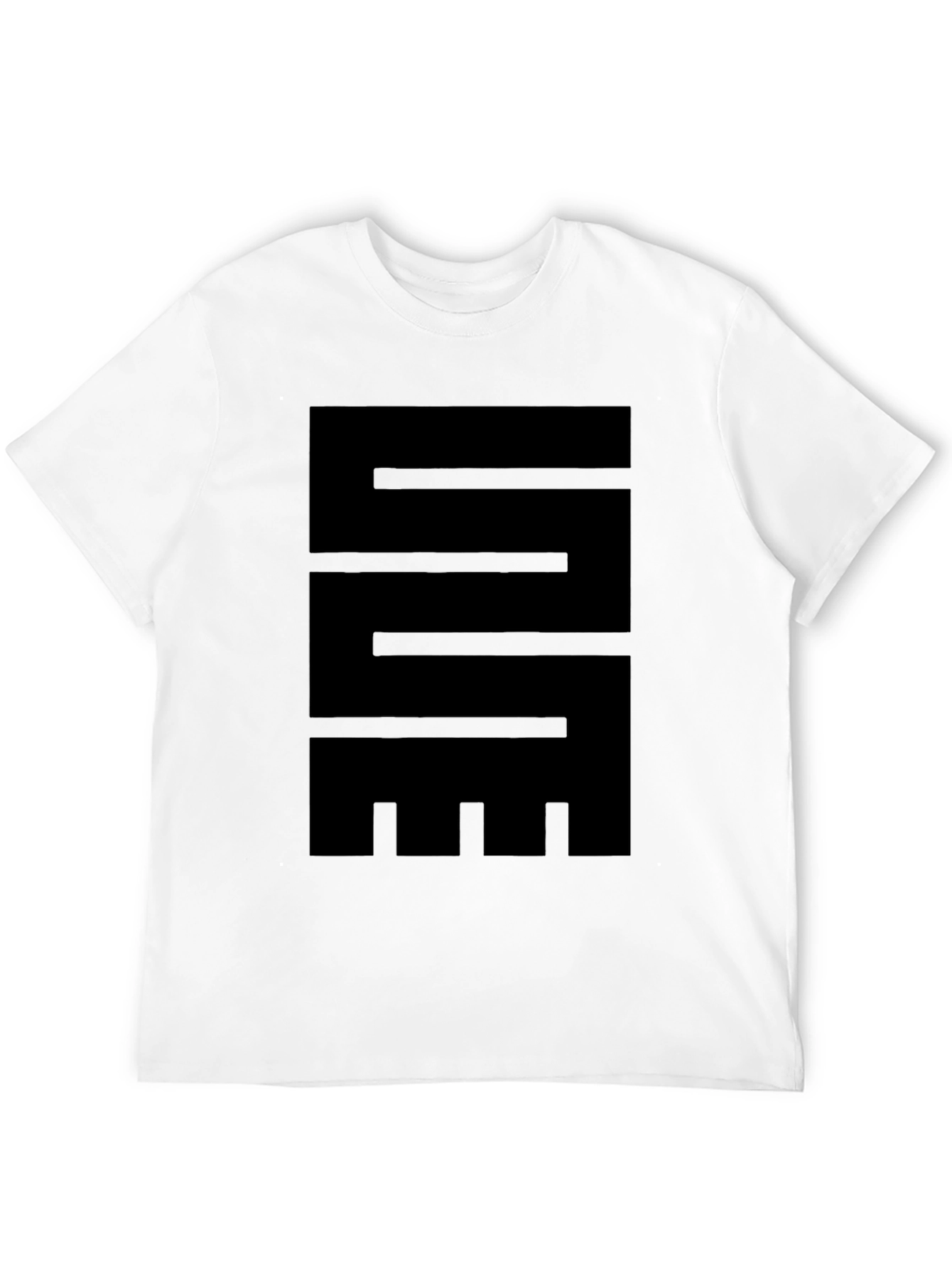 Abstract Graphic Black T-Shirt