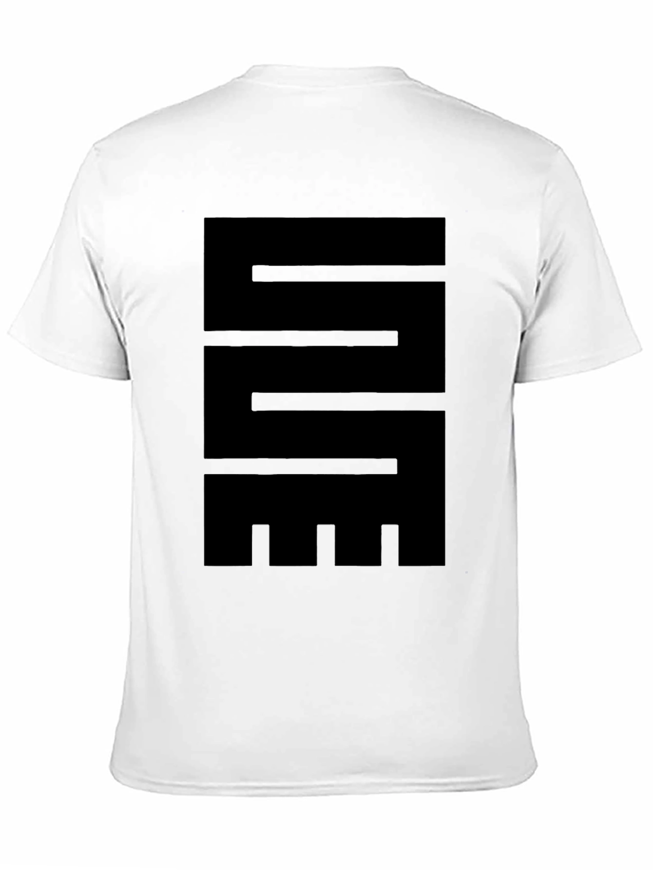 Abstract Graphic Black T-Shirt