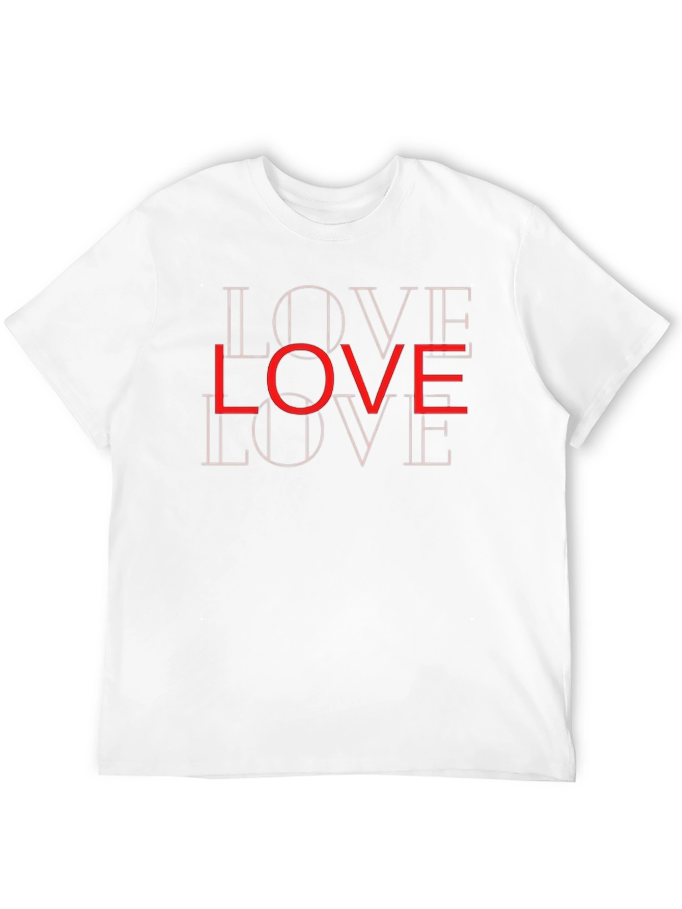 Love Graphic Print Black T-Shirt