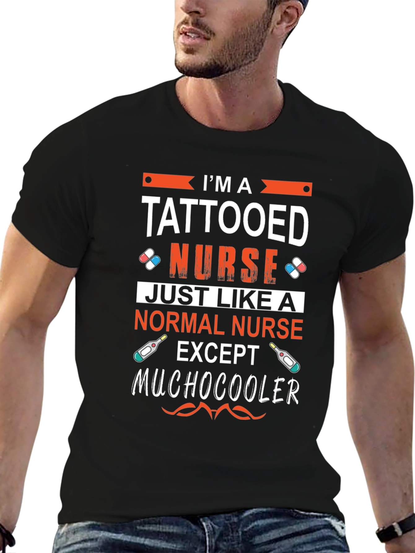 Tattooed Nurse Graphic Tee
