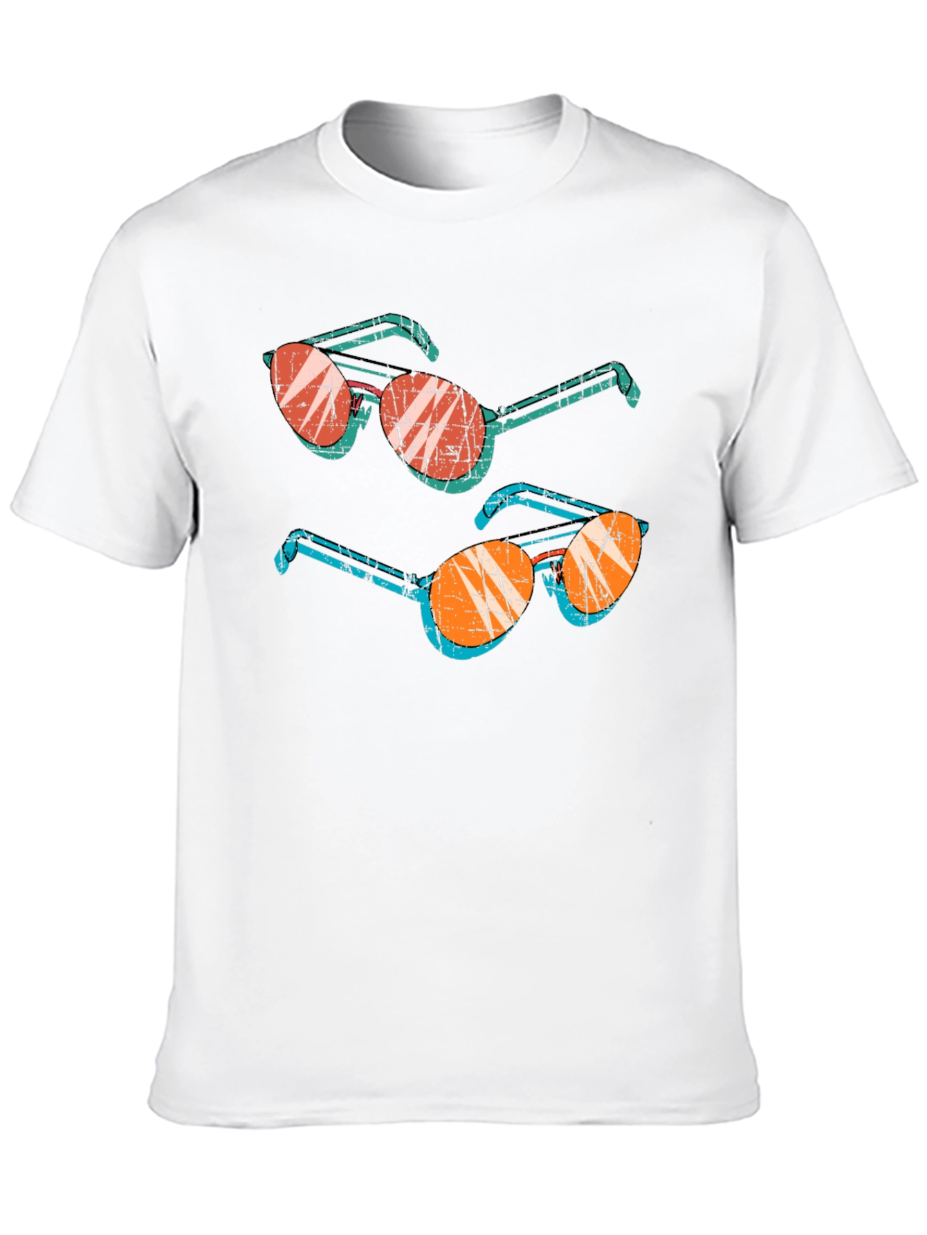 Retro Sunglasses Graphic Tee - Cool & Unique