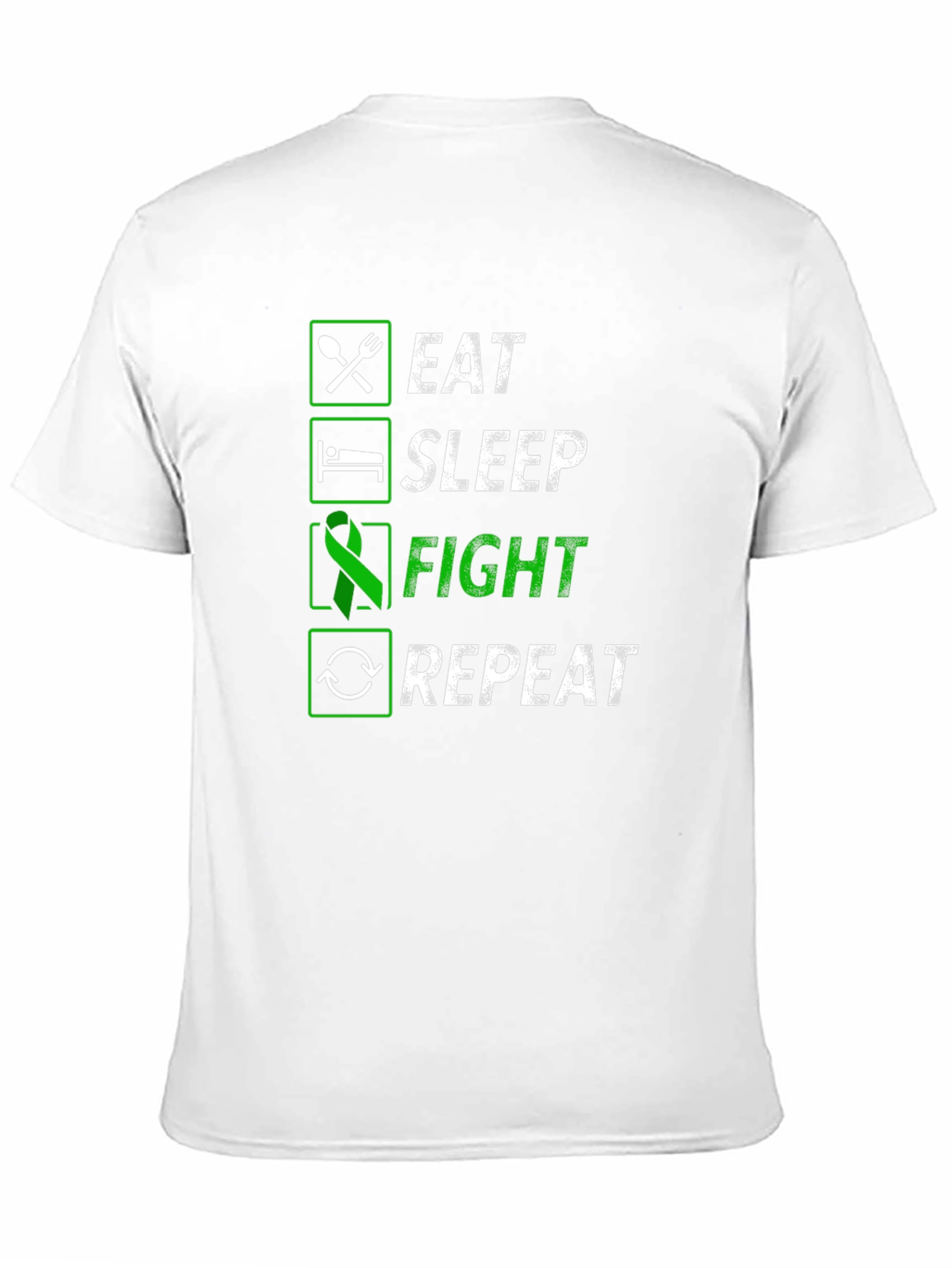 Eat Sleep Fight Repeat Graphic Tee