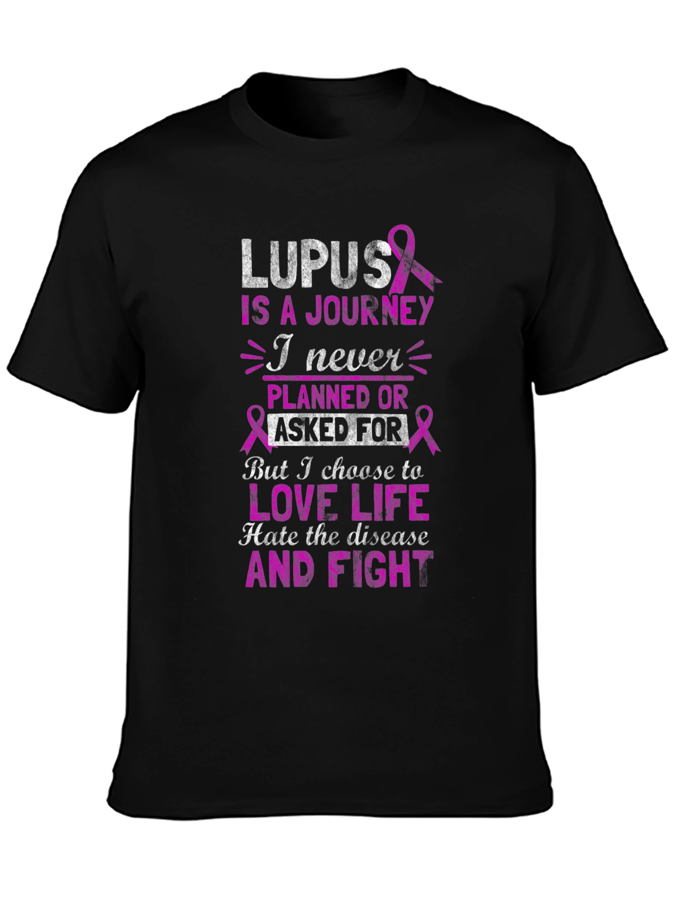 Lupus Awareness T-Shirt - Never Planned Journey
