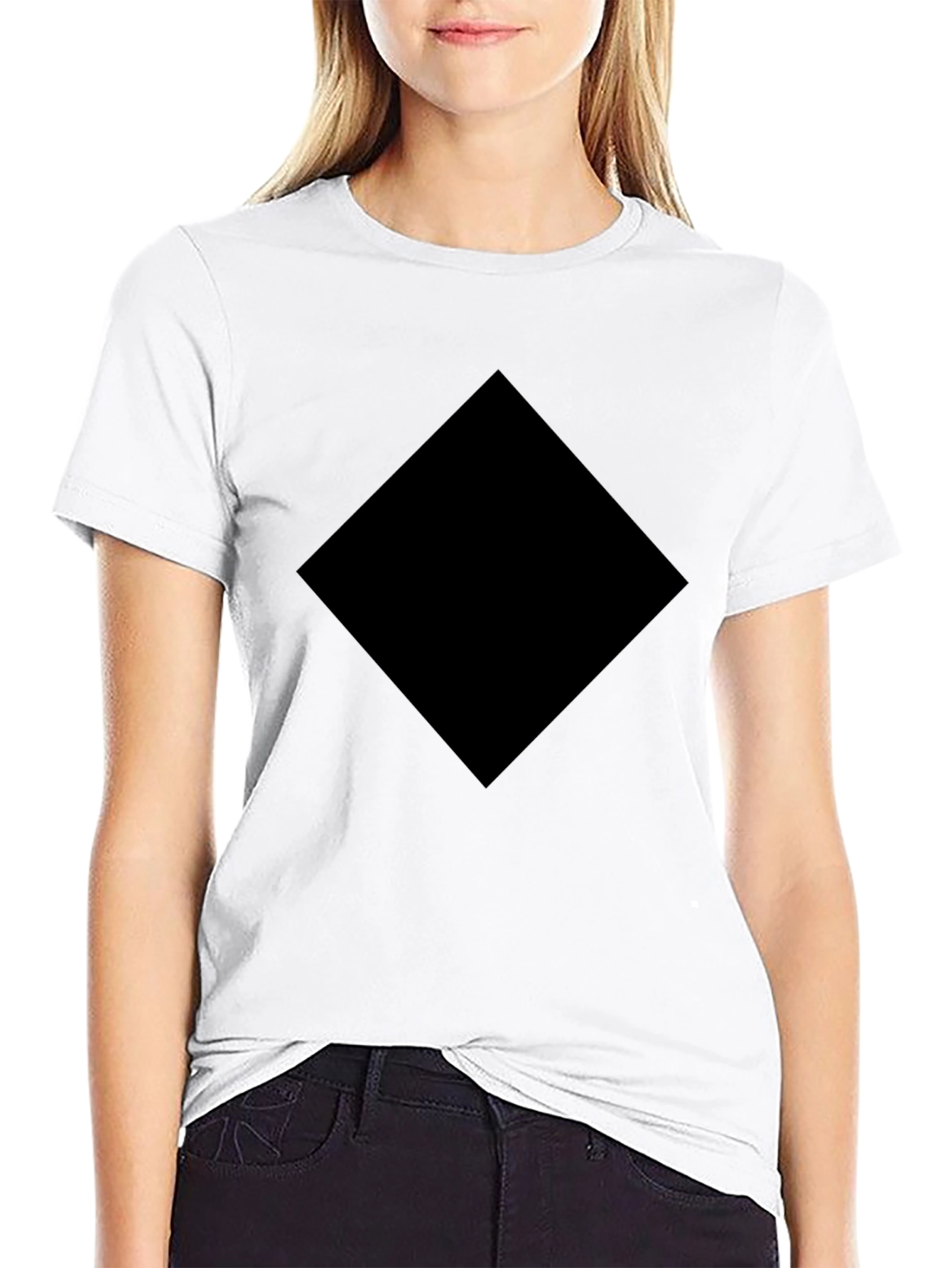 Black Diamond Graphic Tee - Modern Streetwear Style