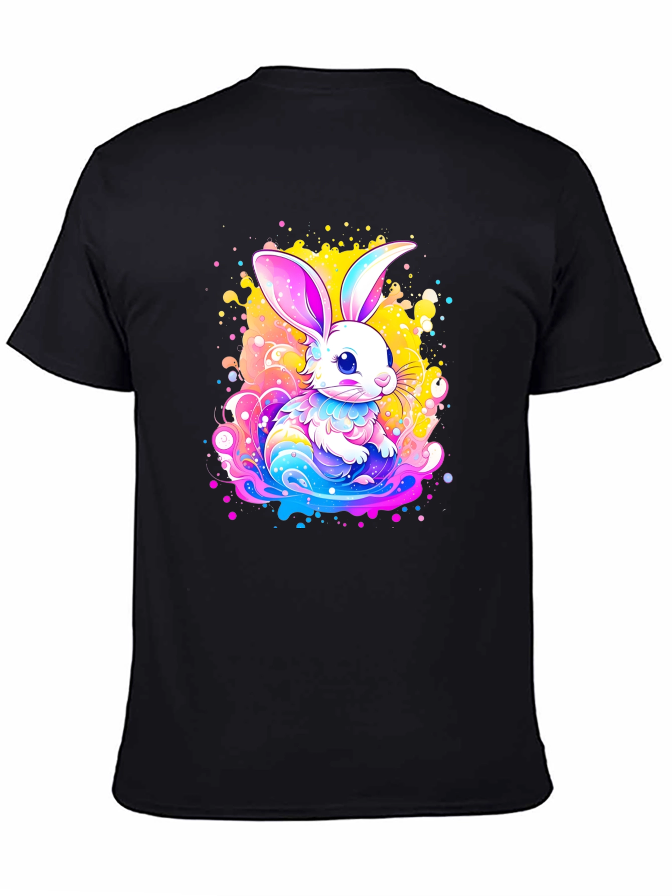 Vibrant Easter Bunny Graphic Tee