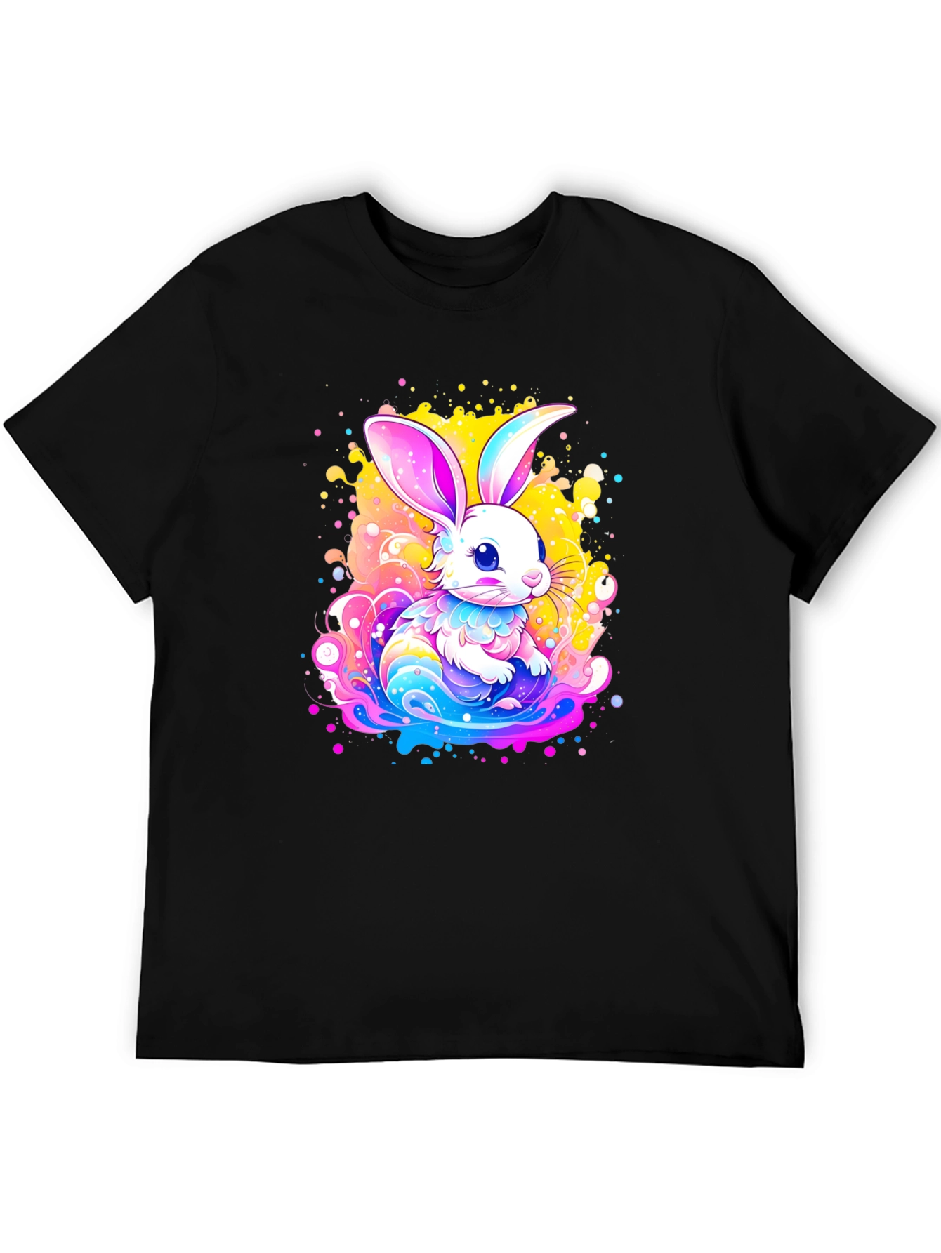 Vibrant Easter Bunny Graphic Tee