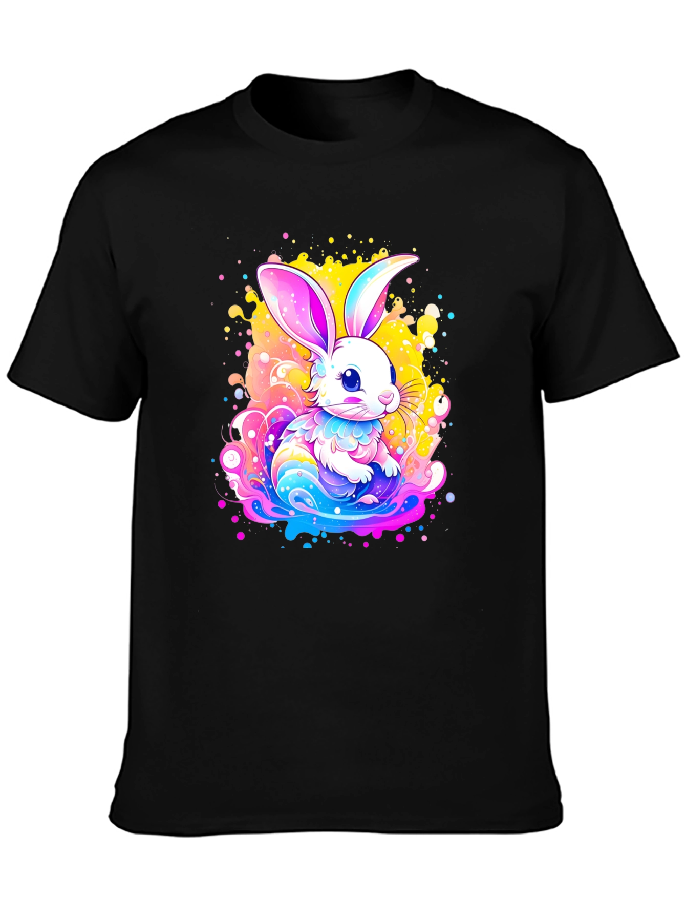 Vibrant Easter Bunny Graphic Tee