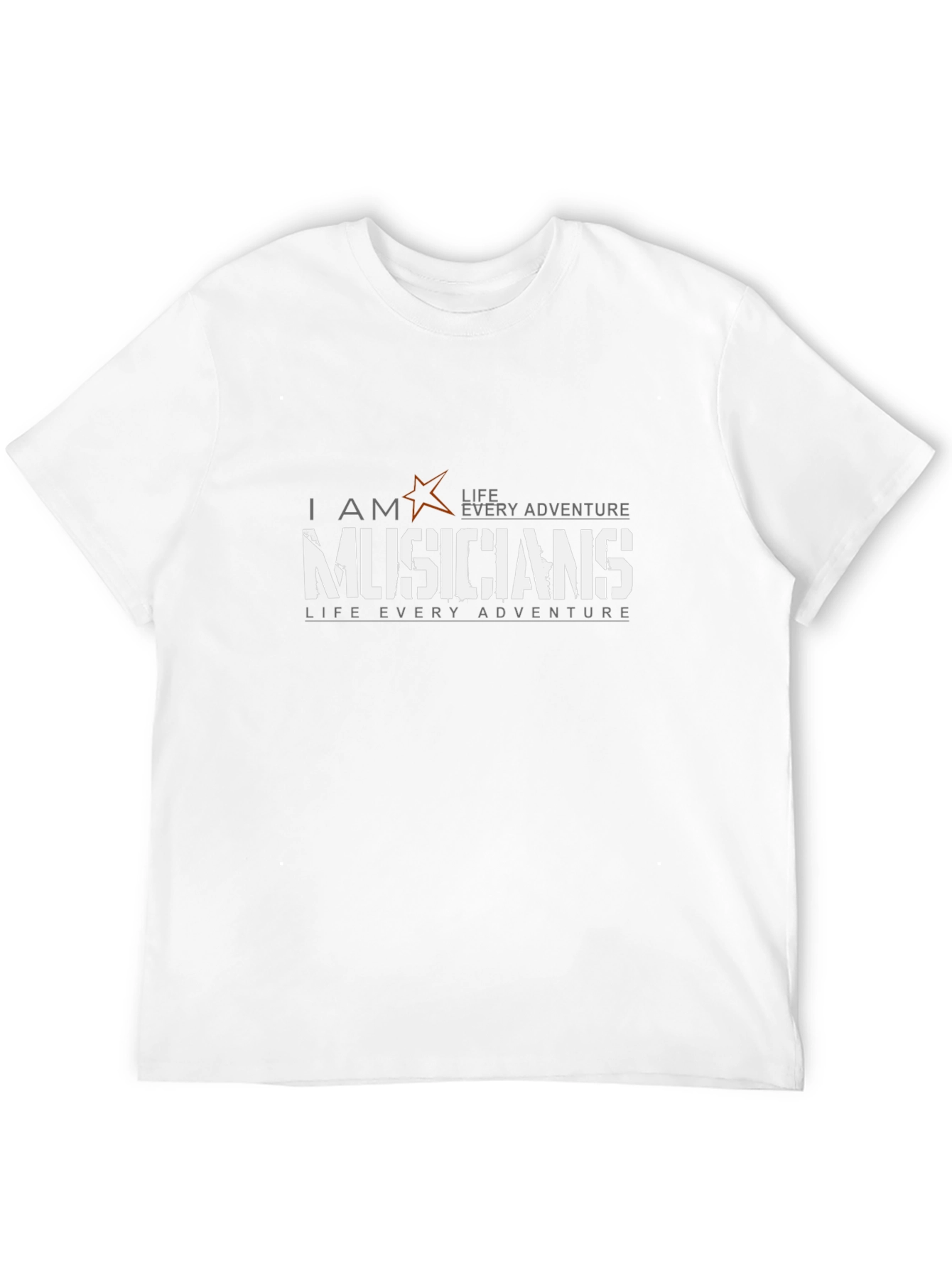 Musicians Life Adventure Black T-Shirt