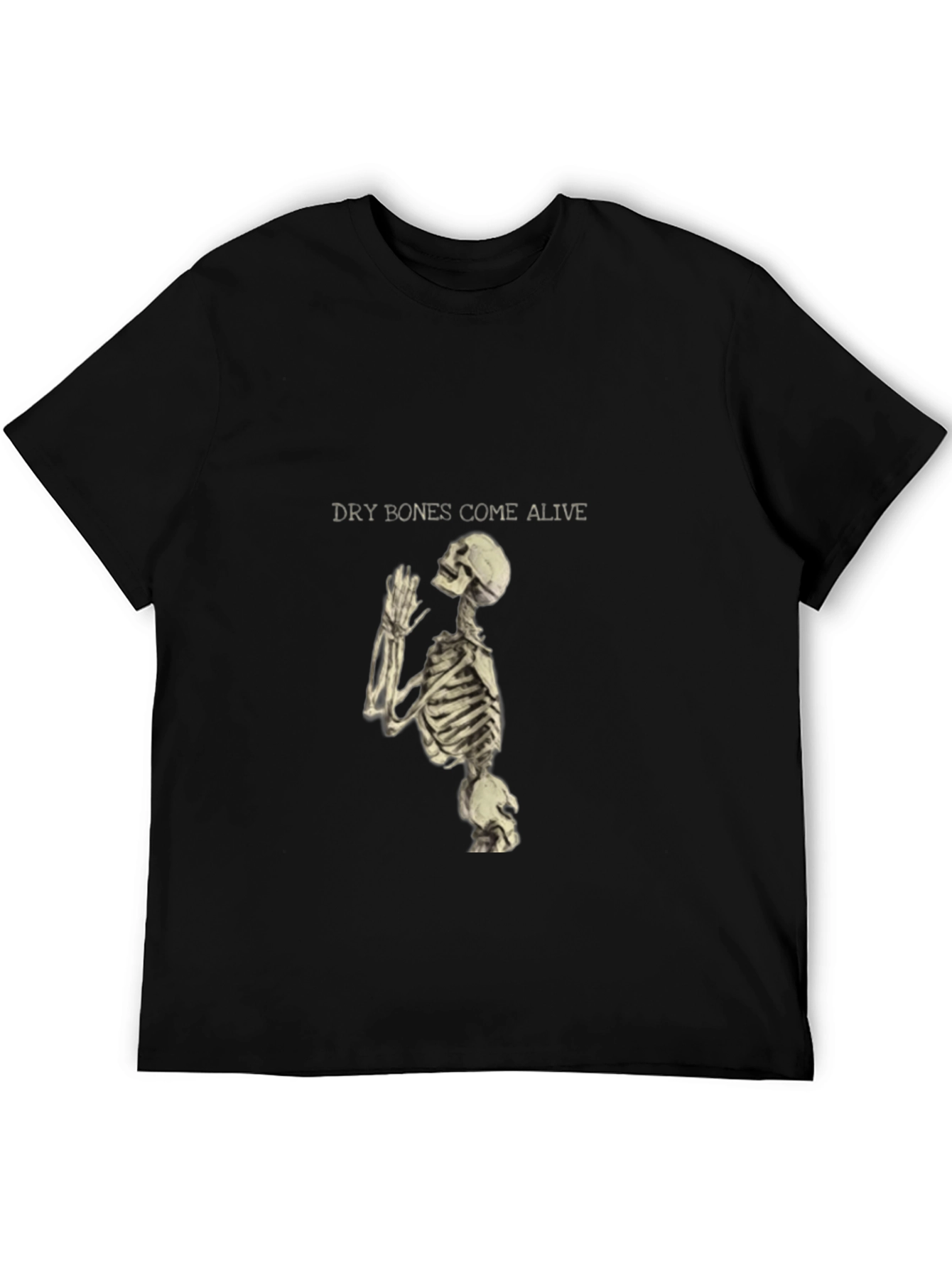 Dry Bones Come Alive Skeleton Graphic T-Shirt