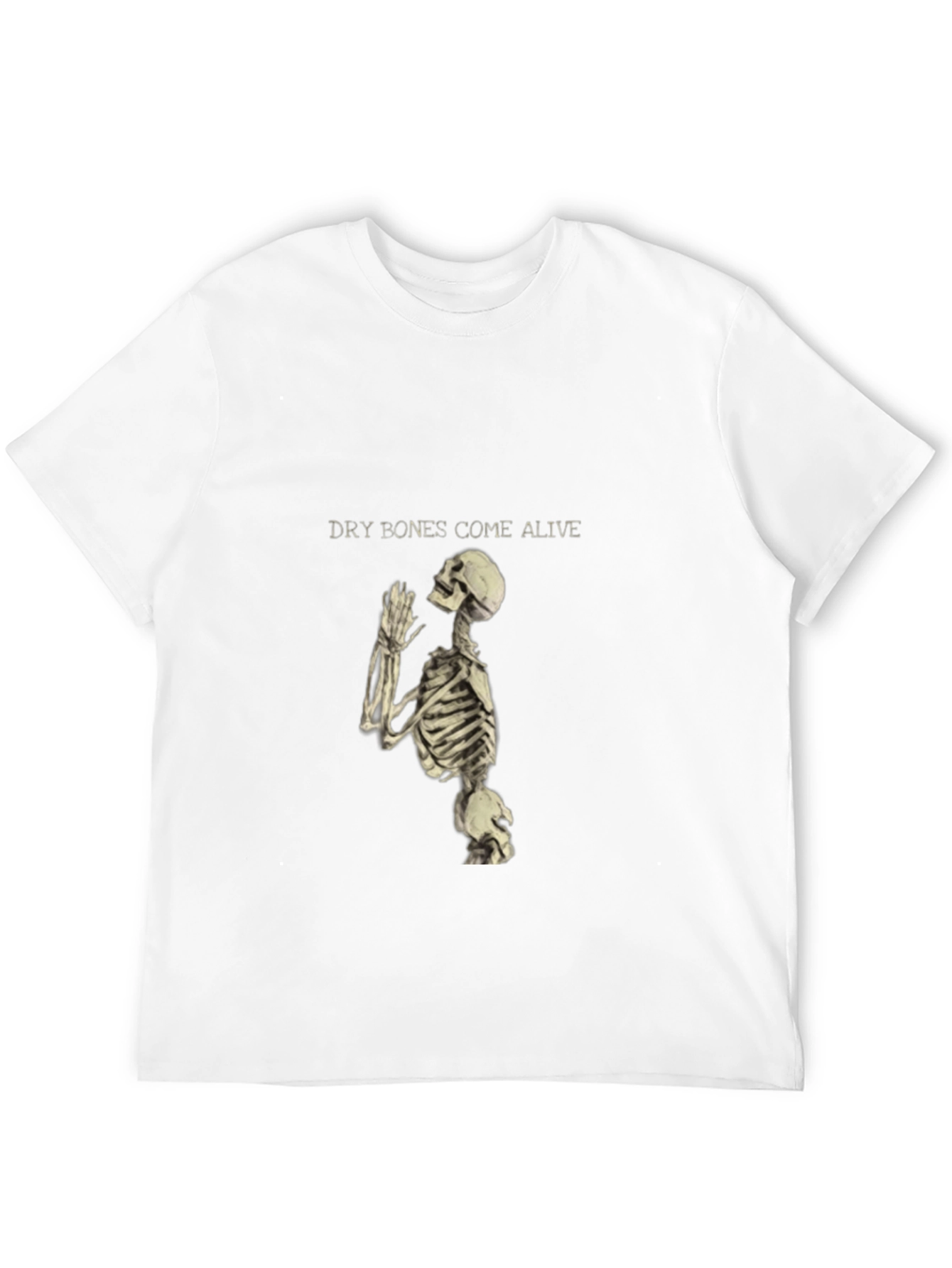 Dry Bones Come Alive Skeleton Graphic T-Shirt