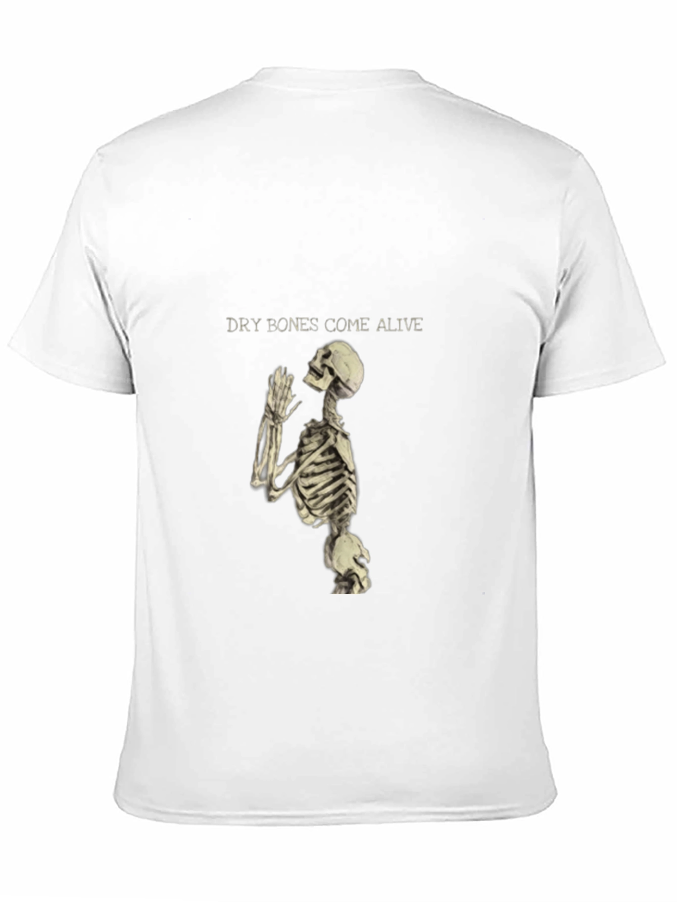 Dry Bones Come Alive Skeleton Graphic T-Shirt