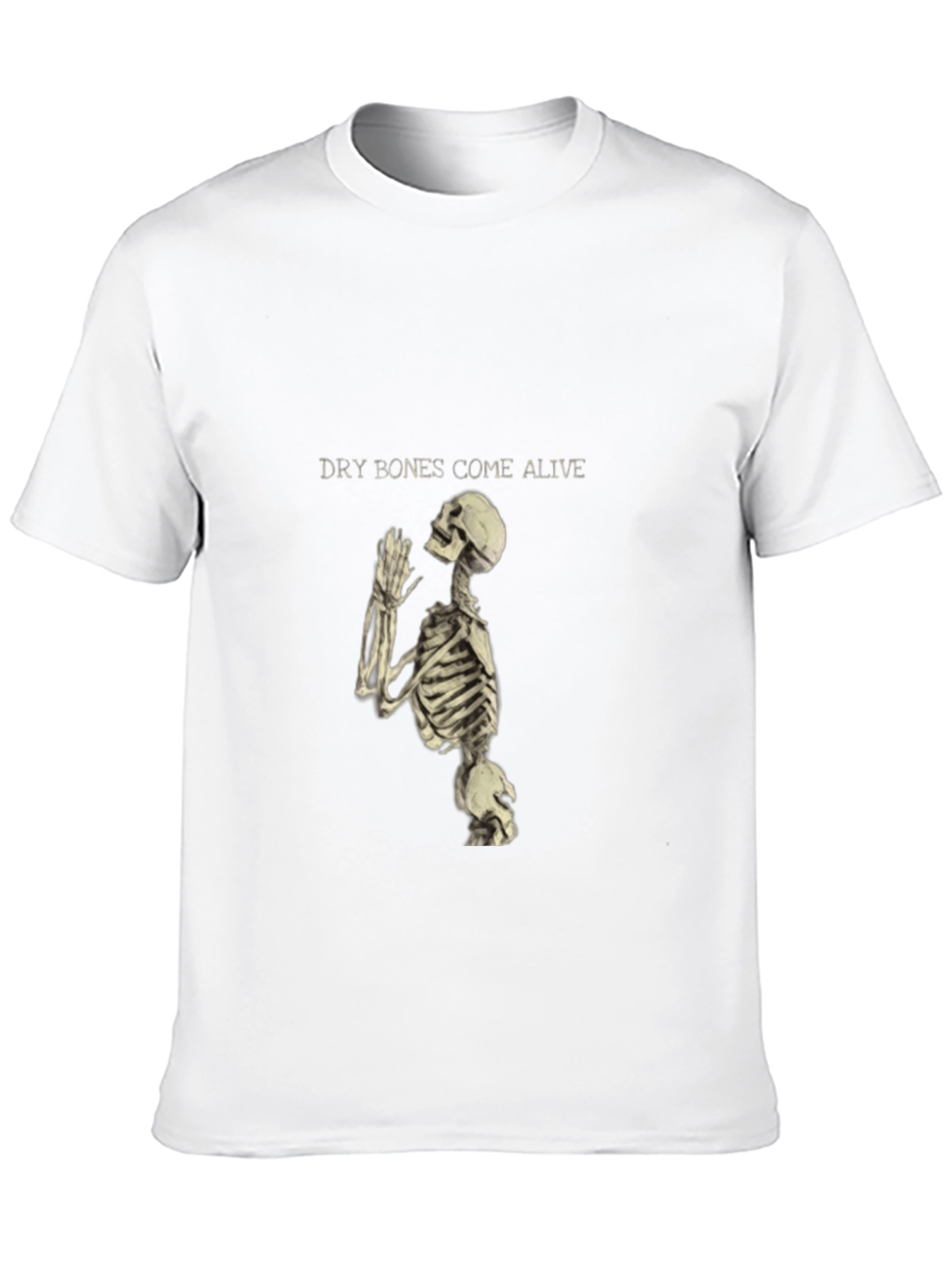 Dry Bones Come Alive Skeleton Graphic T-Shirt