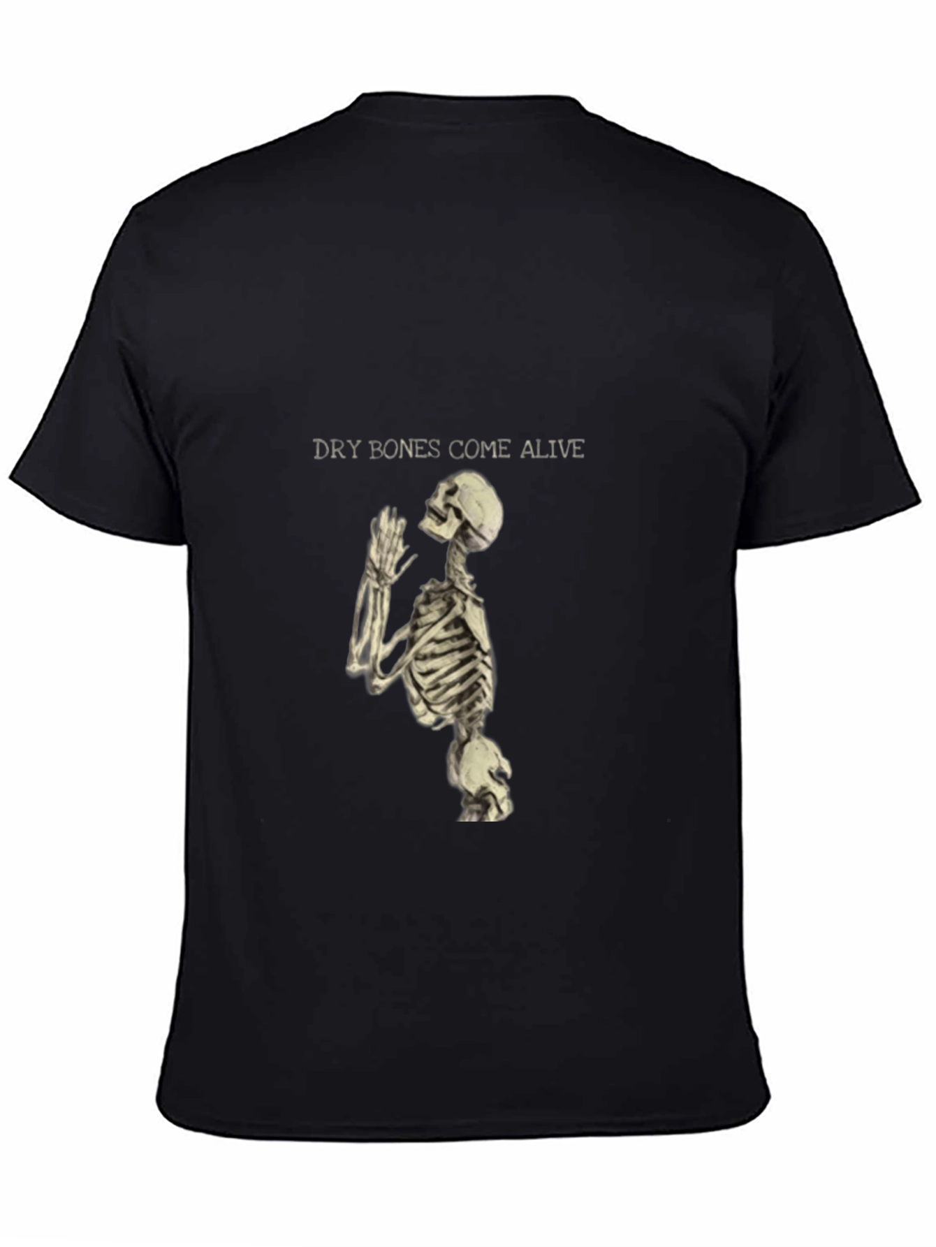 Dry Bones Come Alive Skeleton Graphic T-Shirt