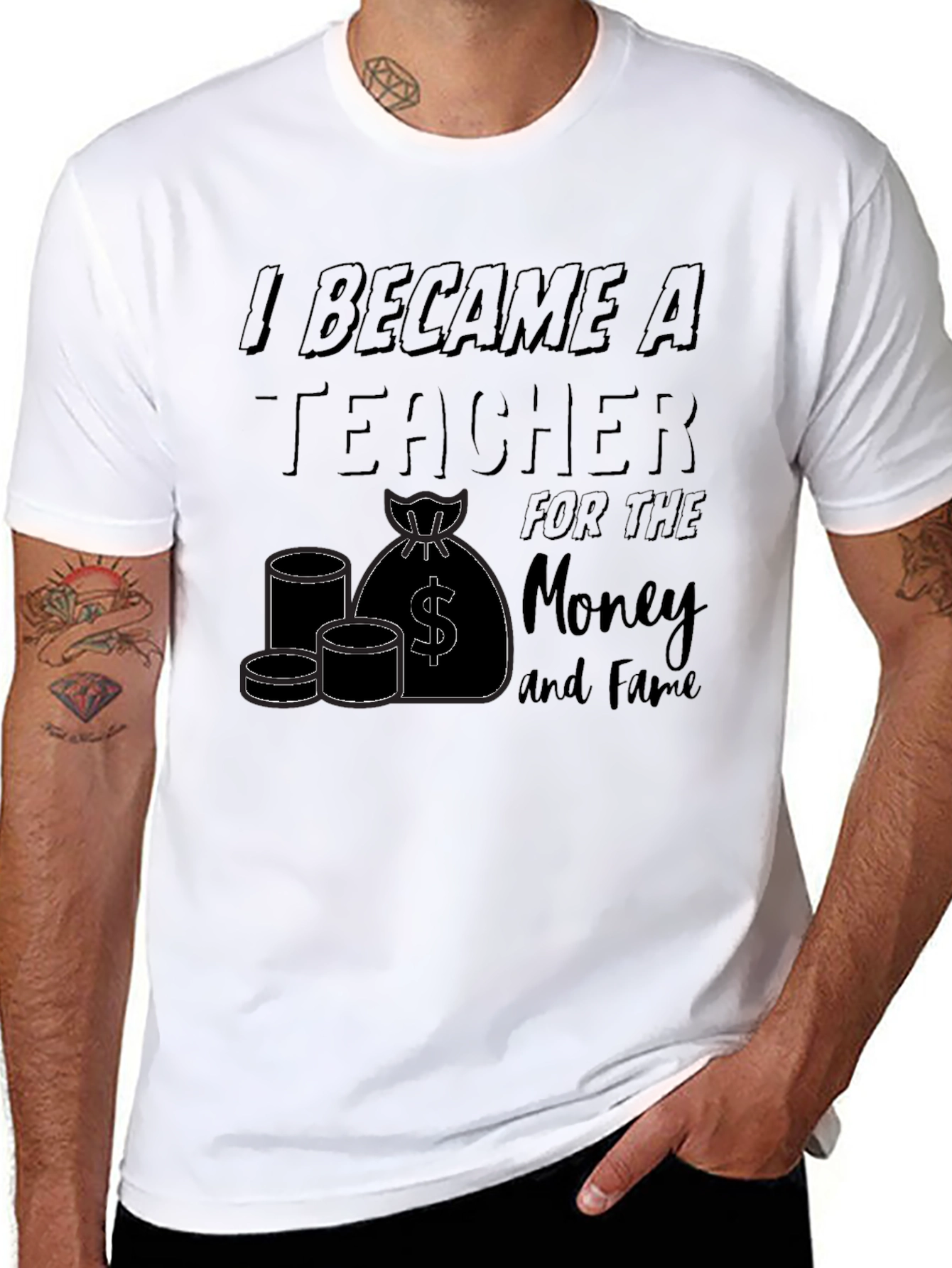 I Became A Teacher Graphic T-Shirt