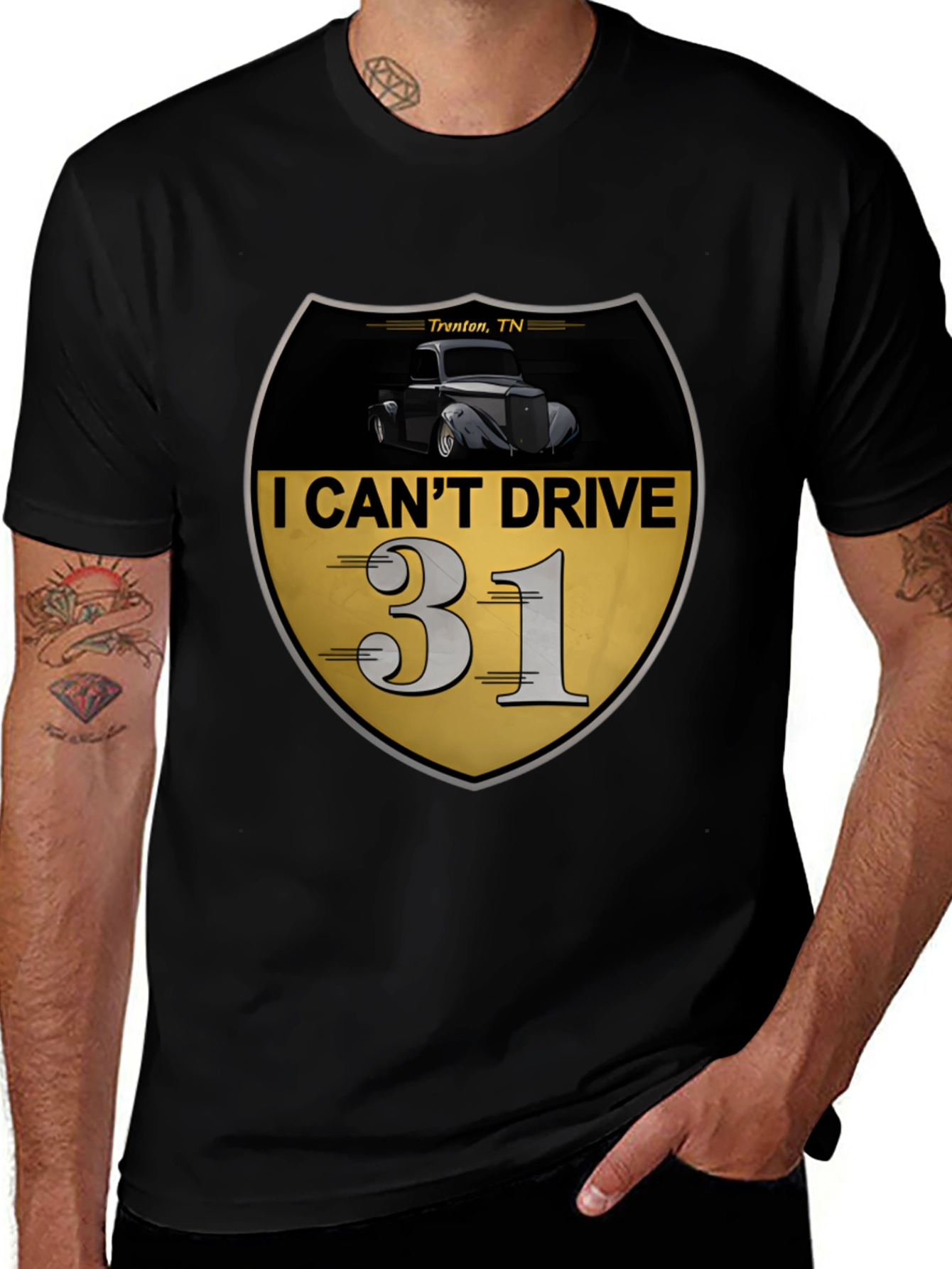 Trenton TN Funny Car Enthusiast T-Shirt