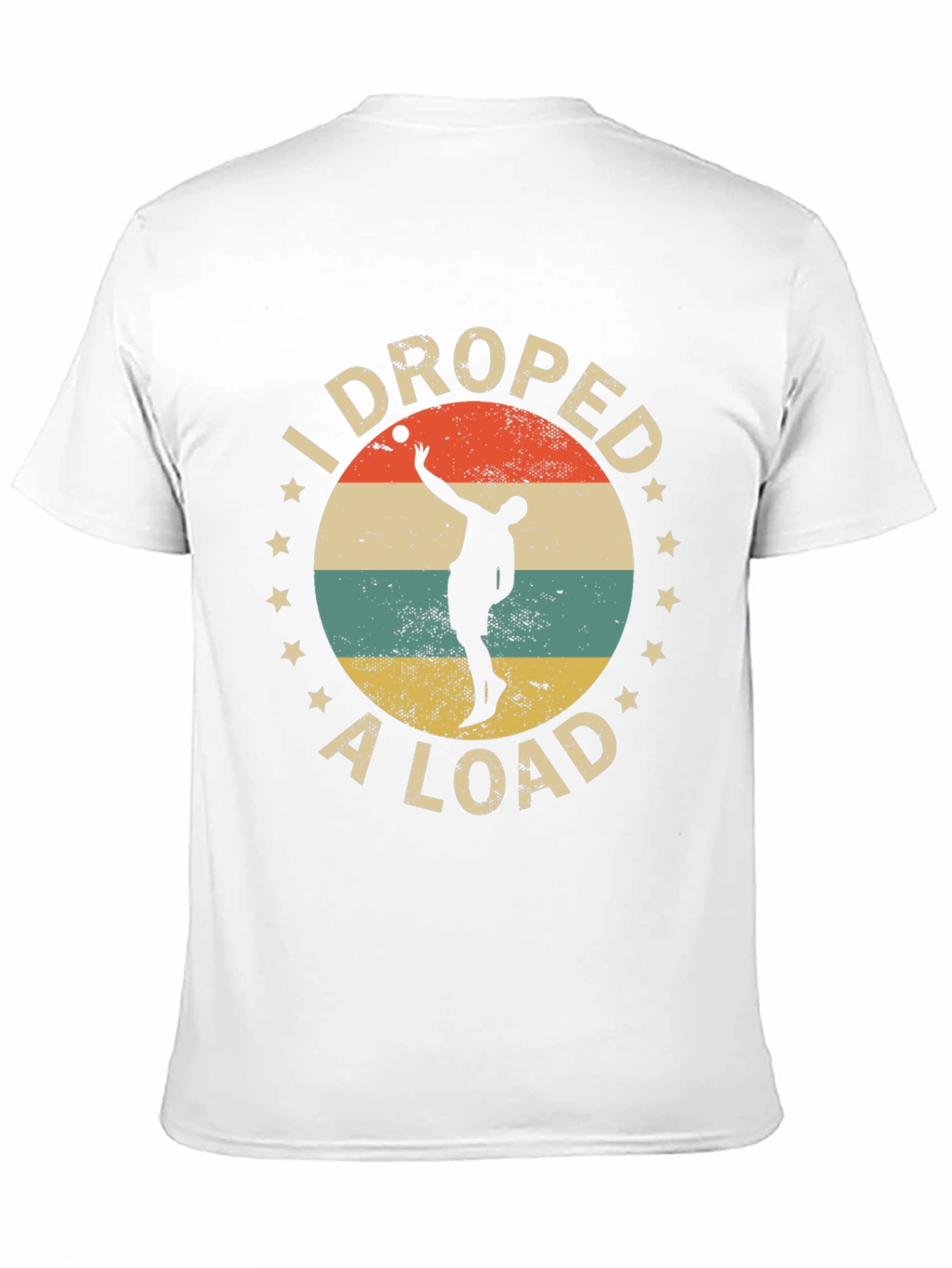 I Droped a Load Retro Style Black T-Shirt