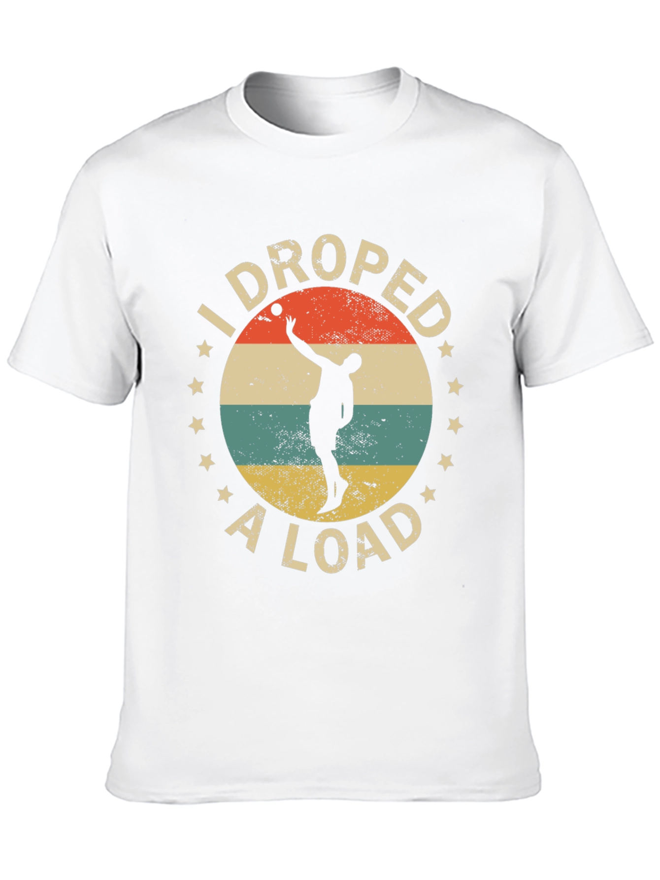 I Droped a Load Retro Style Black T-Shirt