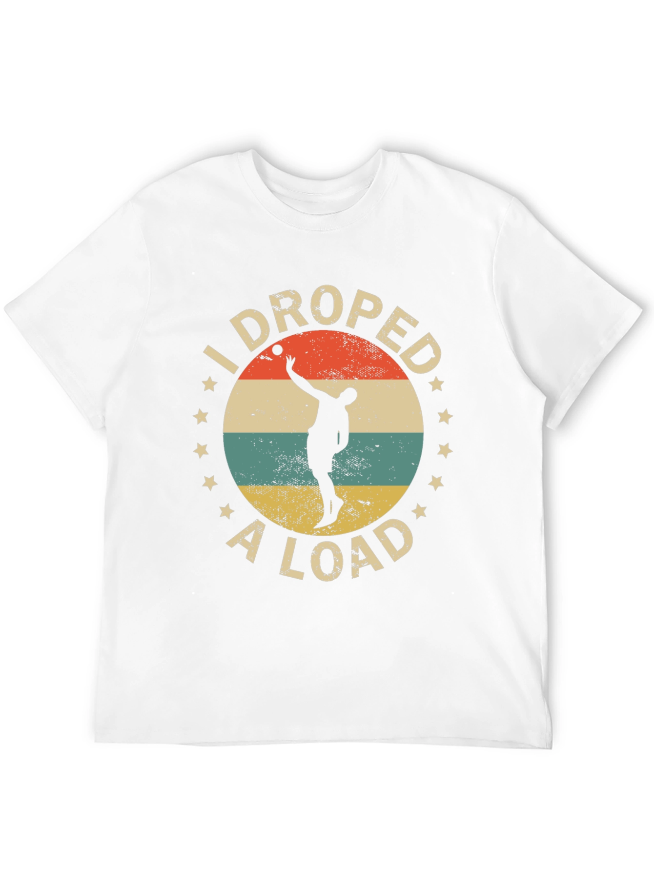 I Droped a Load Retro Style Black T-Shirt