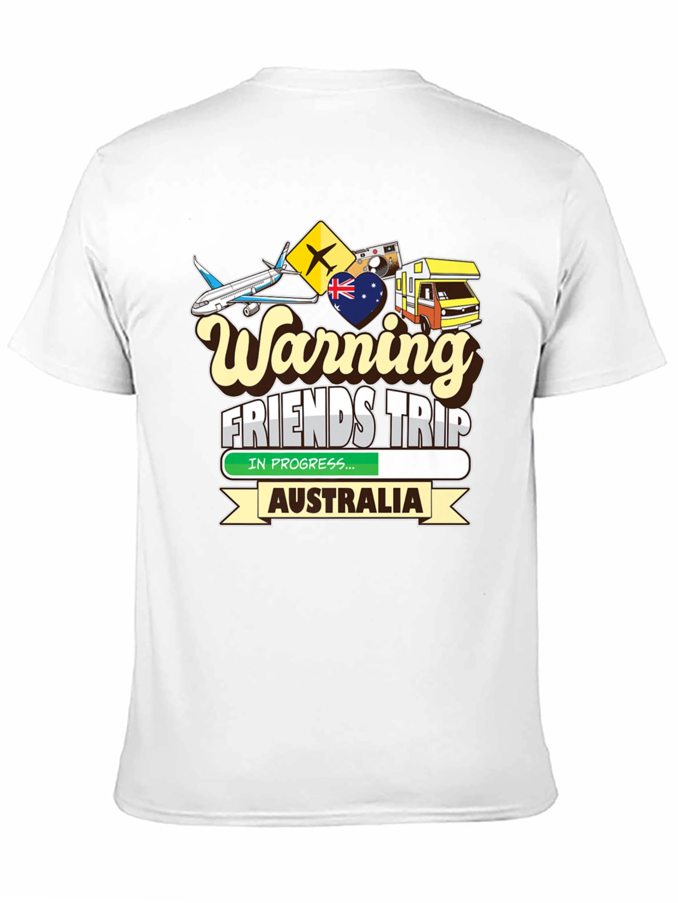 Warning Friends Trip Australia T-Shirt
