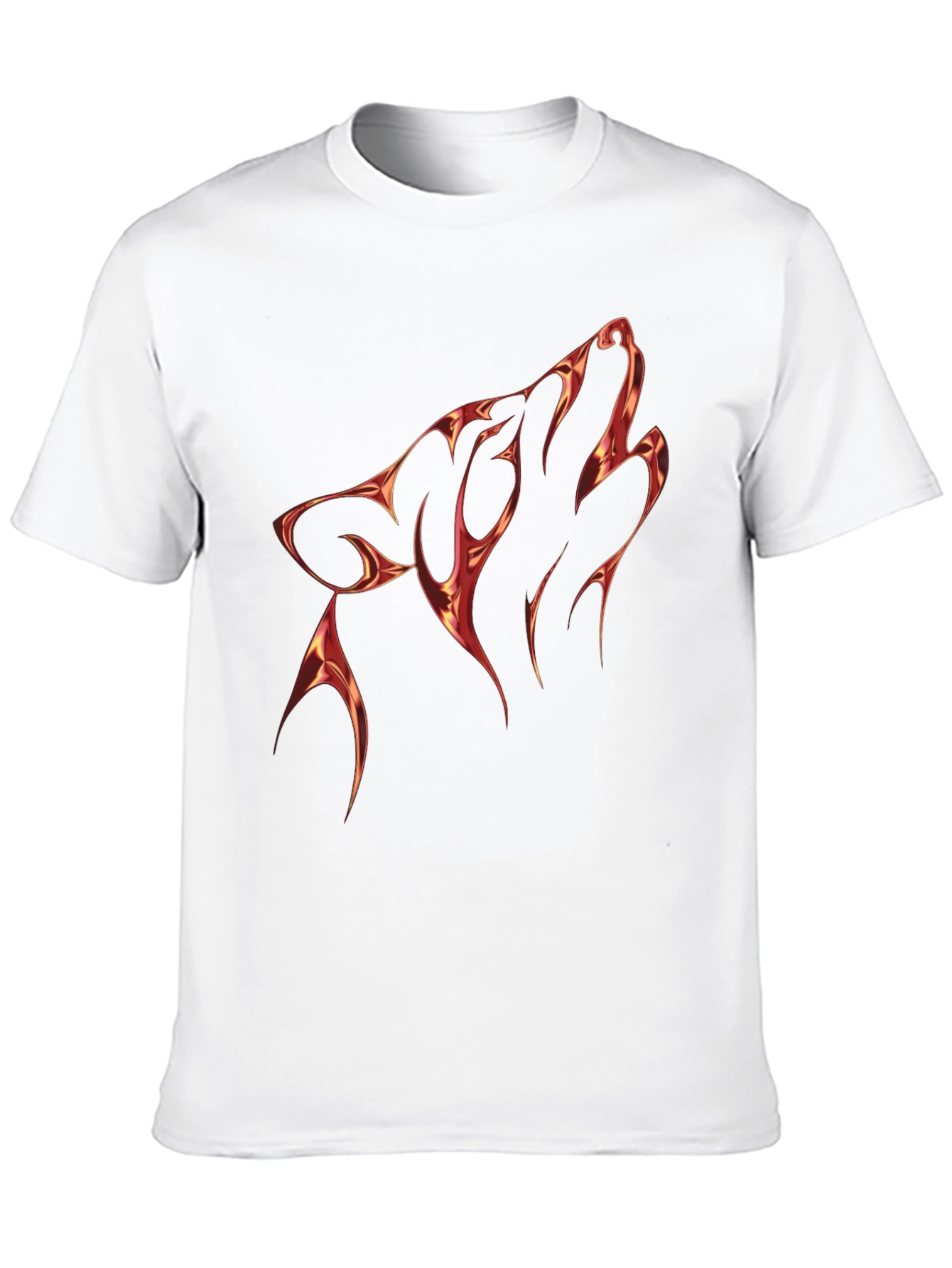 Black Wolf Graphic Tee - Mens Short Sleeve