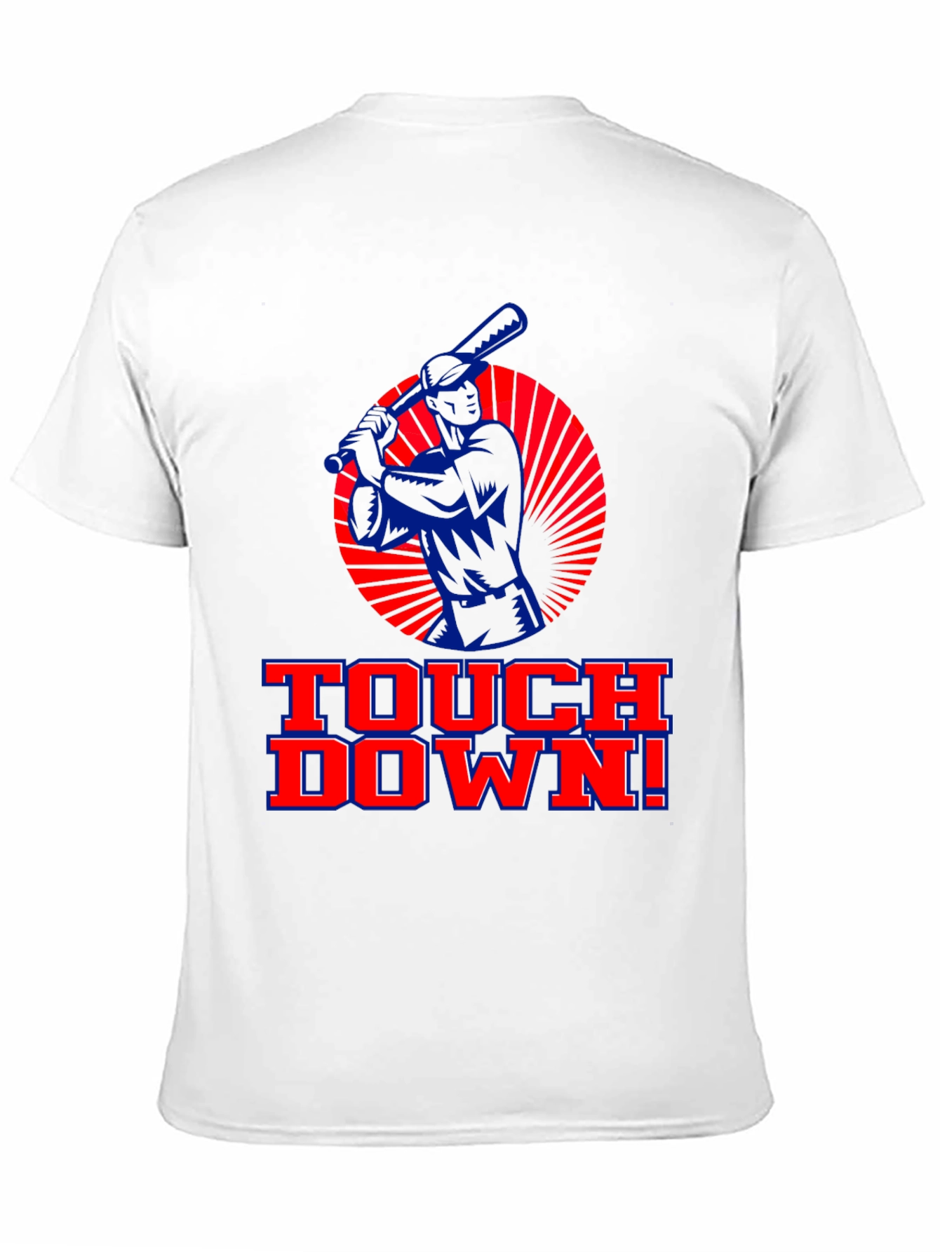 Touchdown Baseball Graphic Tee - Black