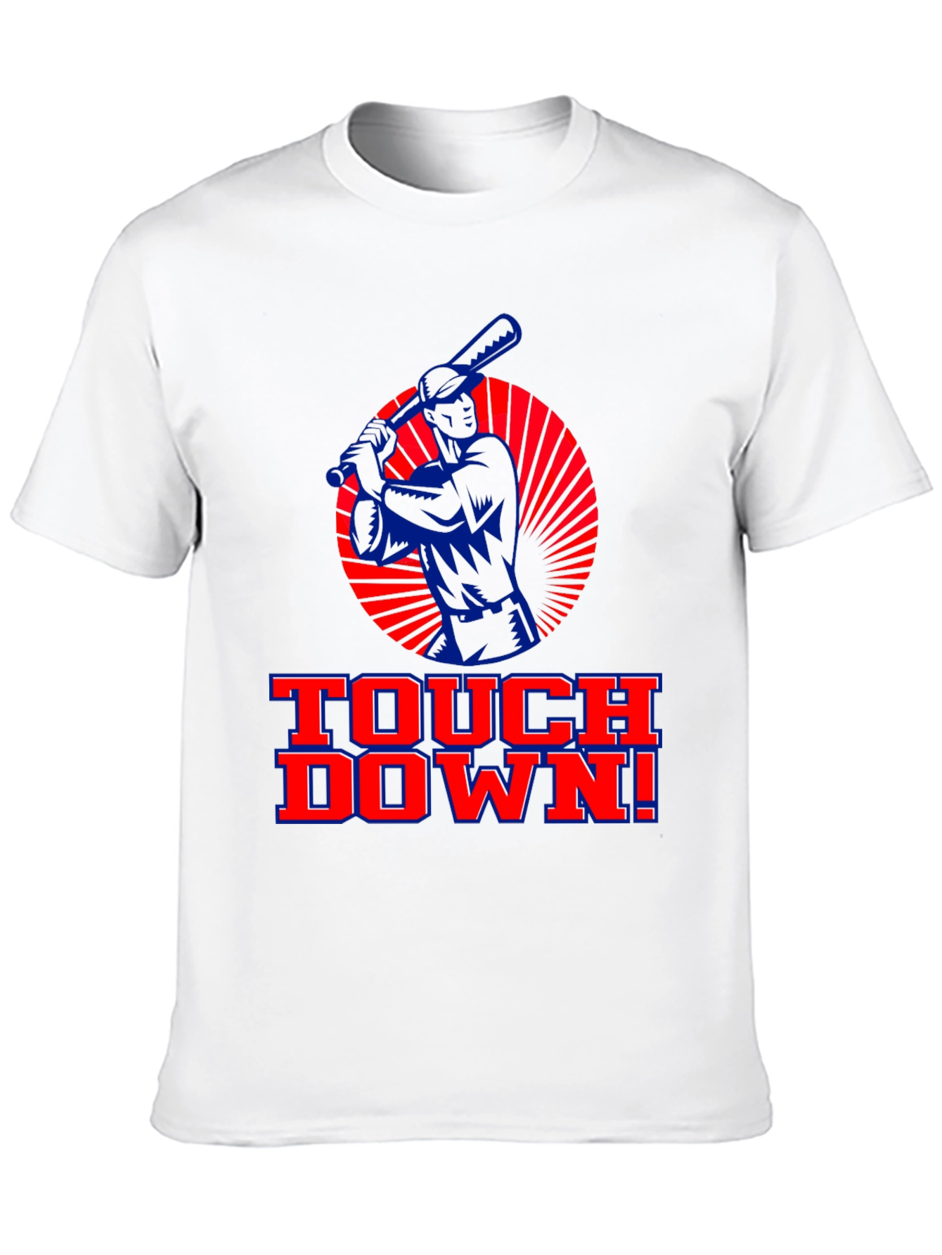 Touchdown Baseball Graphic Tee - Black