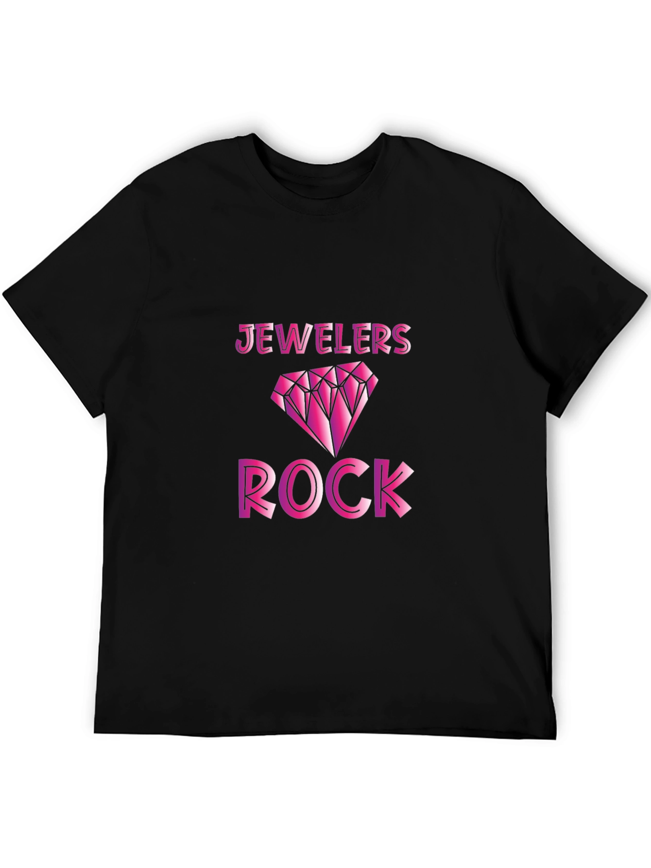 Jewelers Rock Pink Diamond Graphic T-Shirt