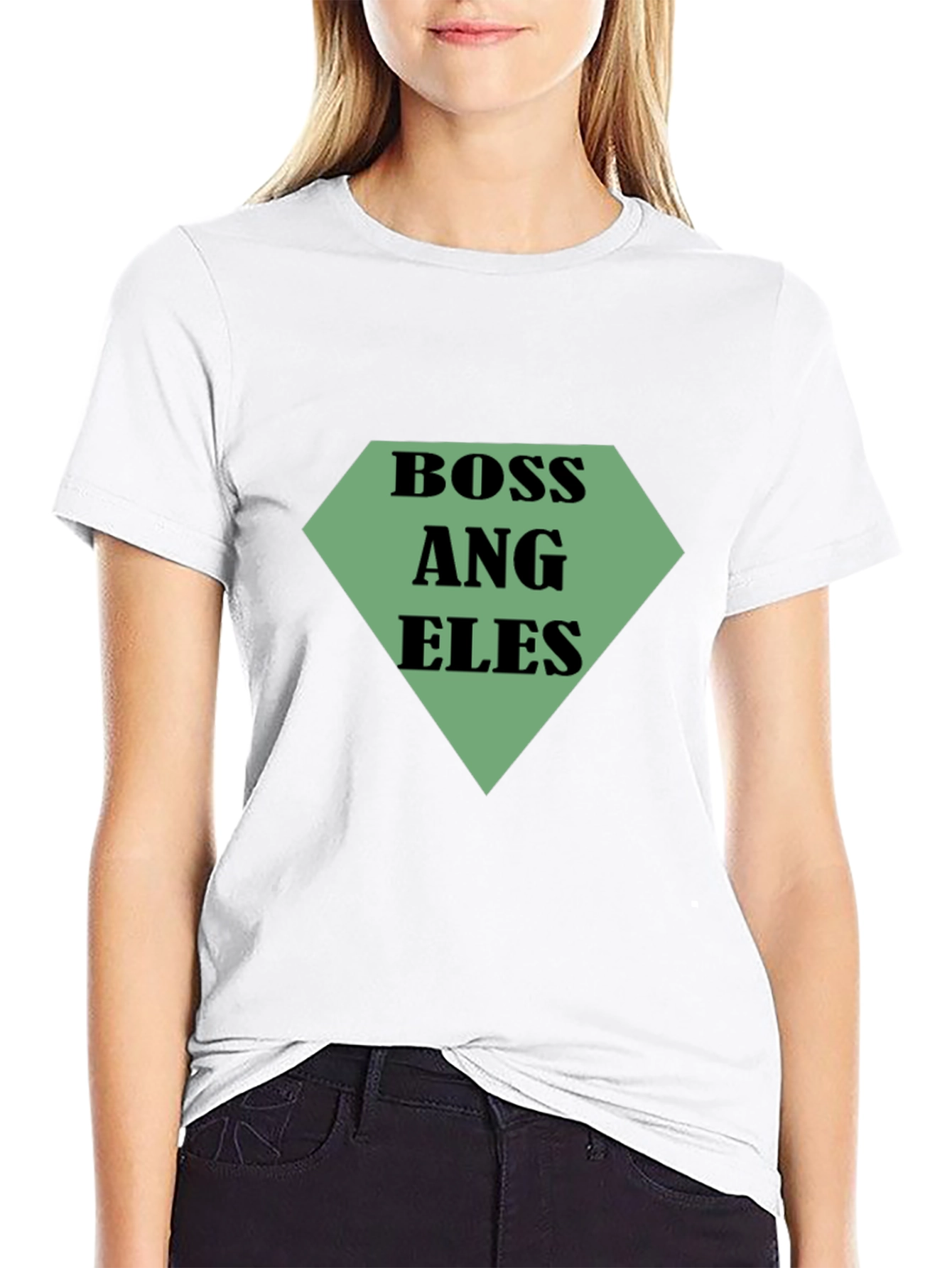Boss Angeles Mens Black T-Shirt