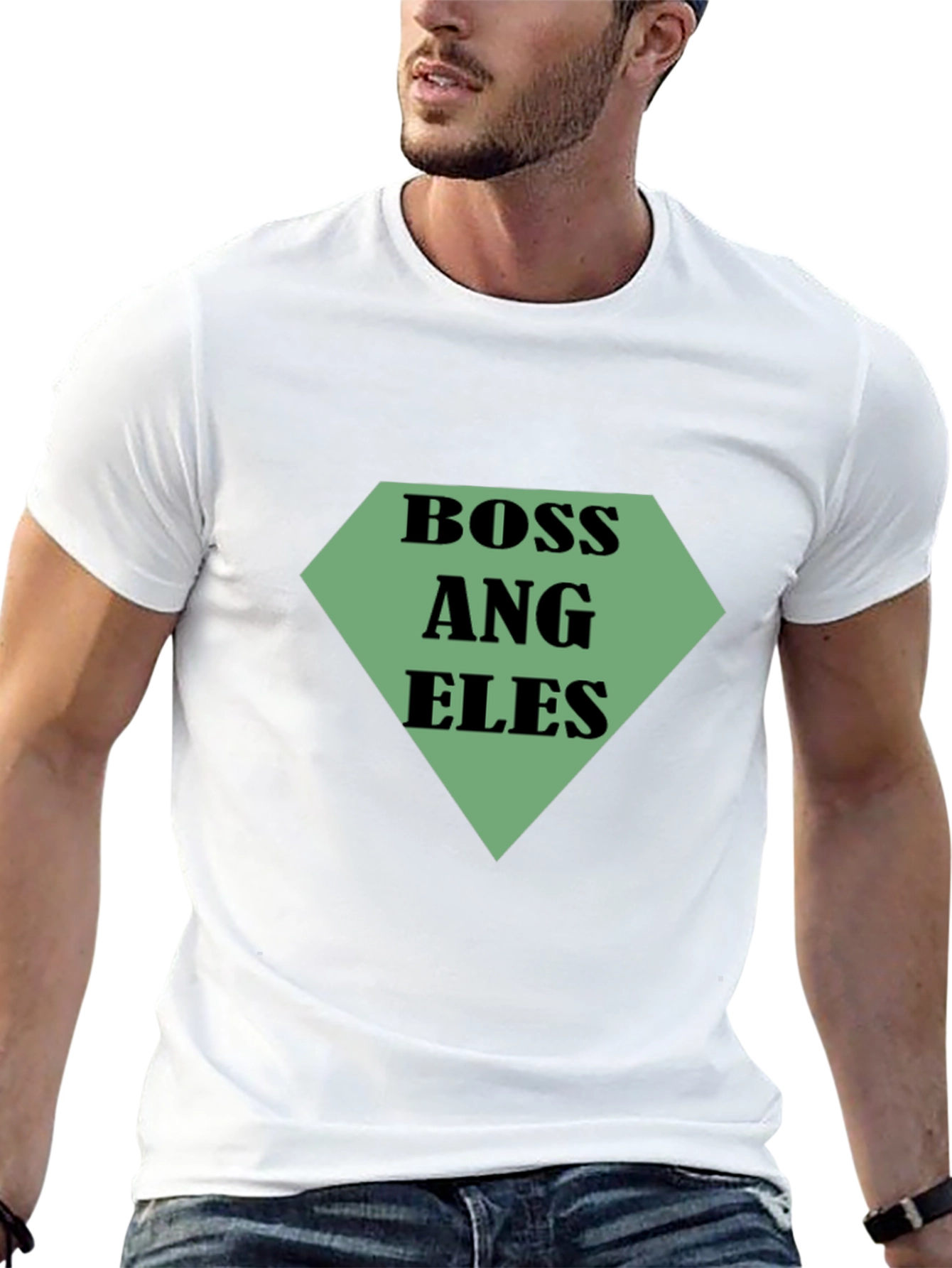 Boss Angeles Mens Black T-Shirt