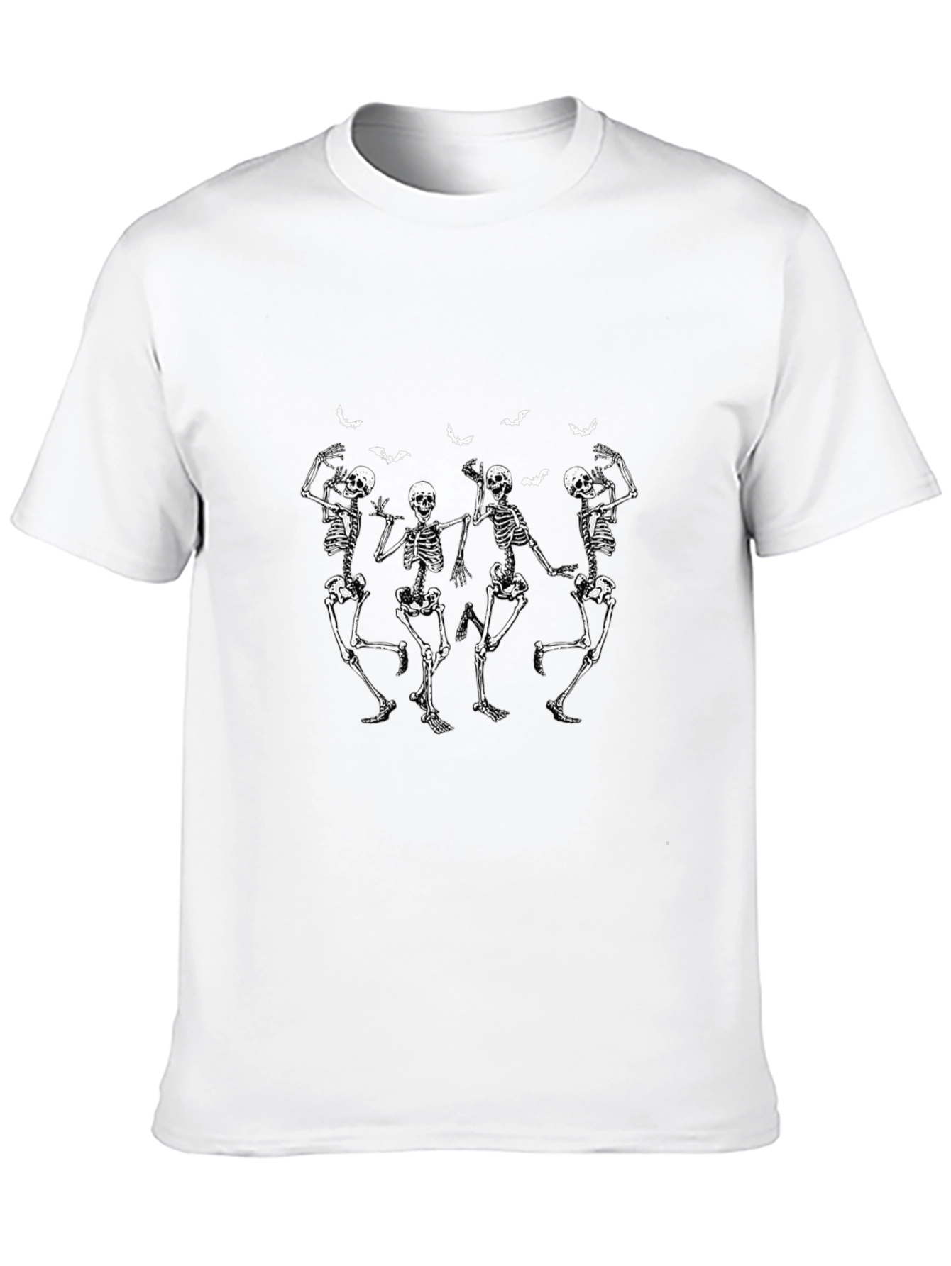 Skeleton Dance T-Shirt - Black Halloween Tee
