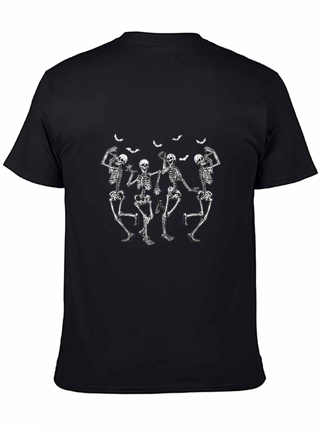 Skeleton Dance T-Shirt - Black Halloween Tee