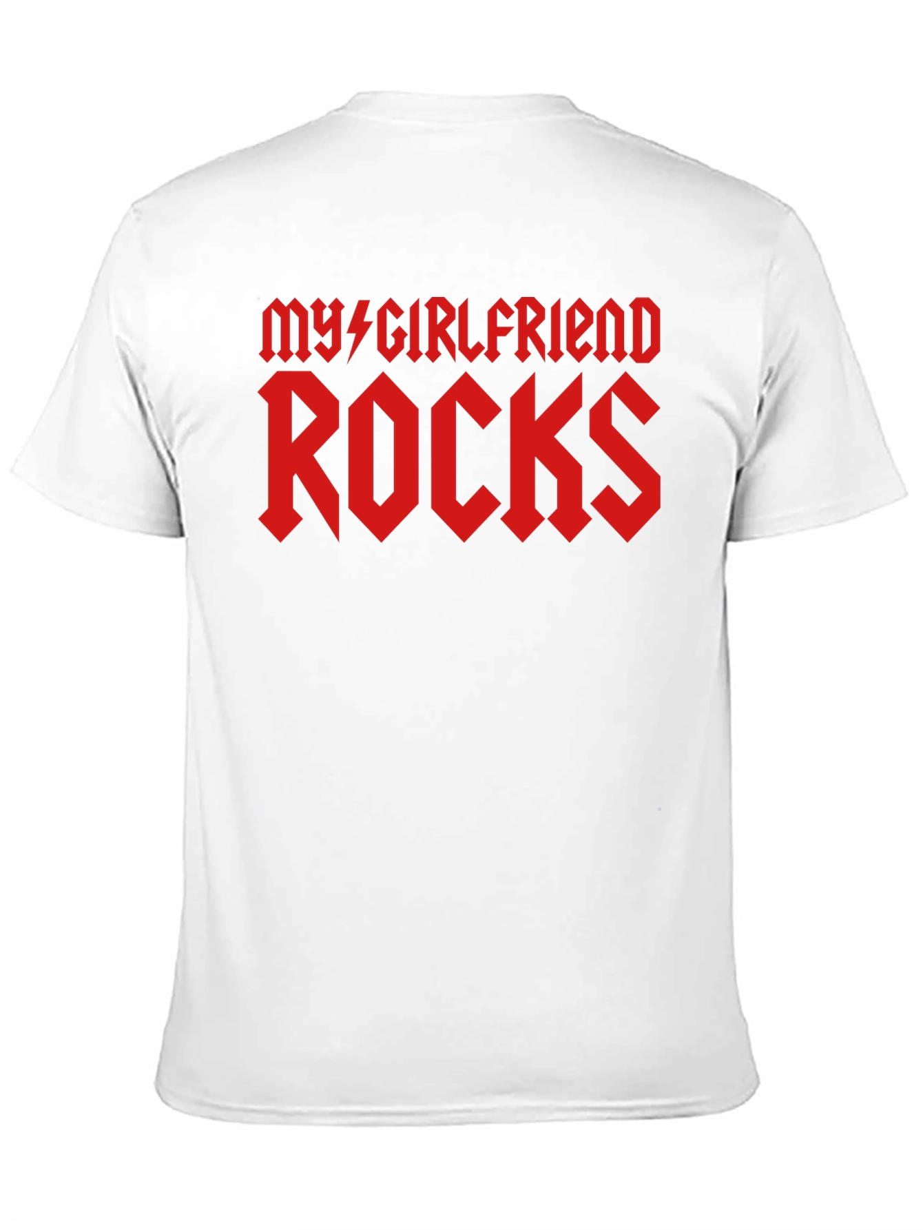 My Girlfriend Rocks Graphic Tee - Black T-Shirt